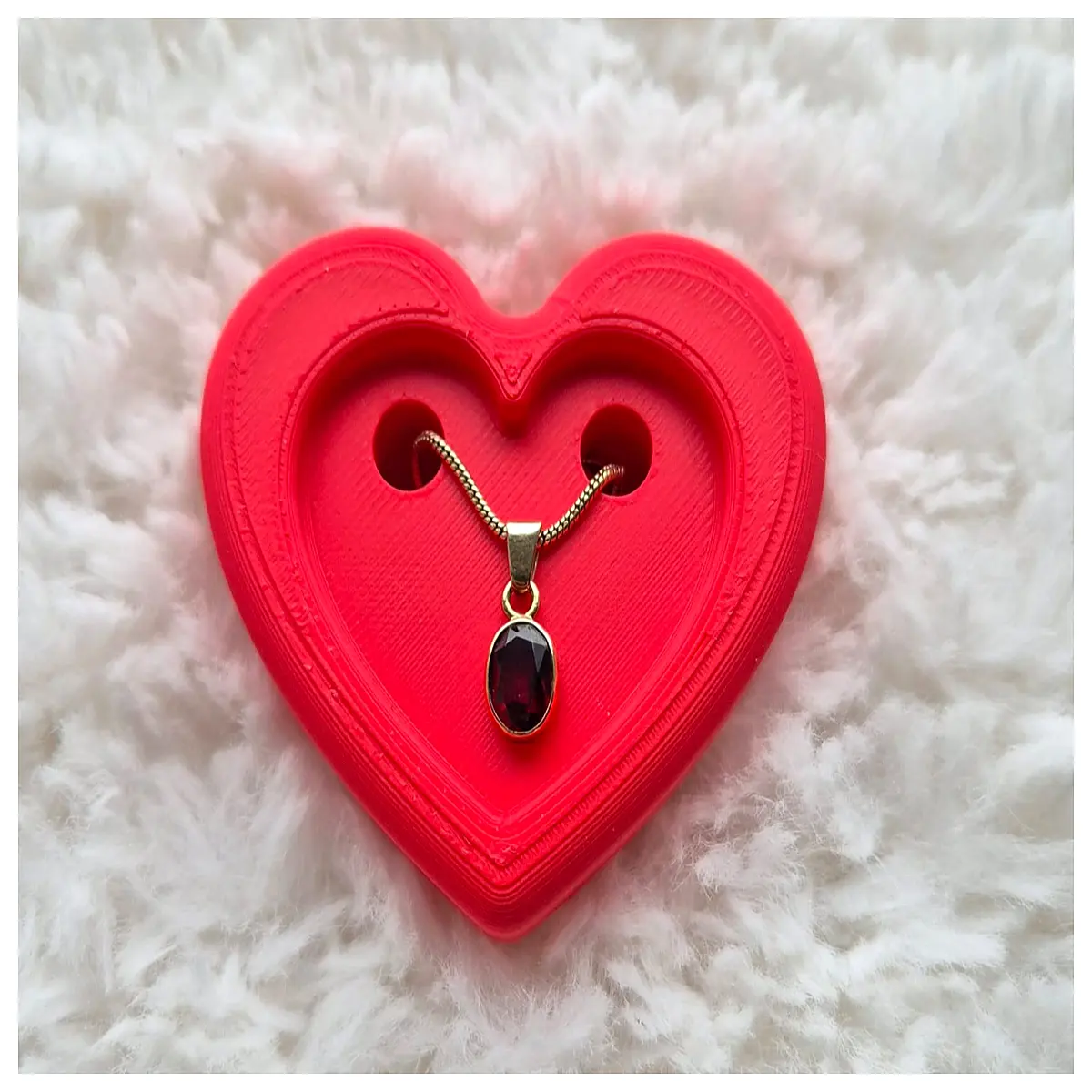shaped jewelry box with lid for necklace gift packaging romantic valentine s day present storage case