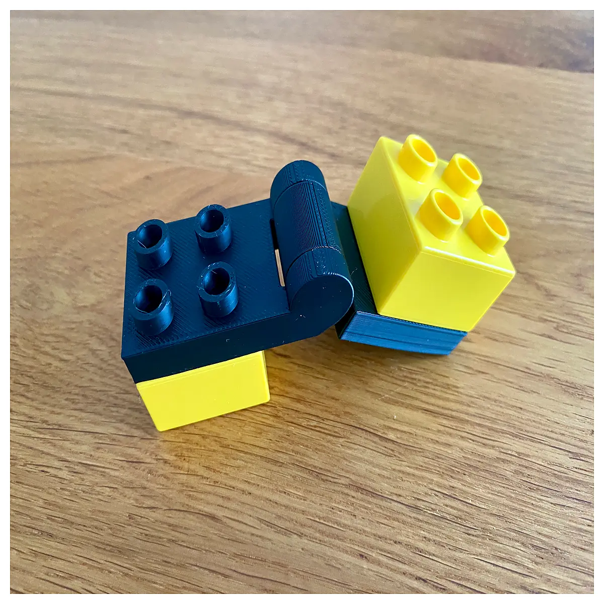 compatible duplo hinge bricks building blocks connectors for kids toys