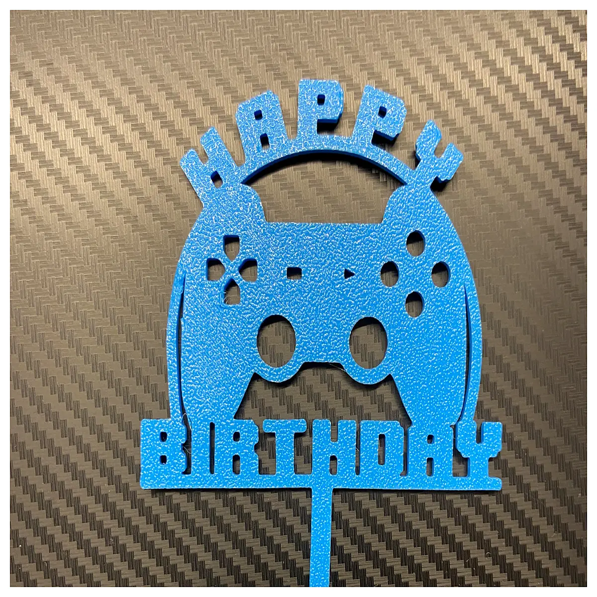 gaming controller cake topper for birthday party video game theme fondant figurine joystick cupcake picks