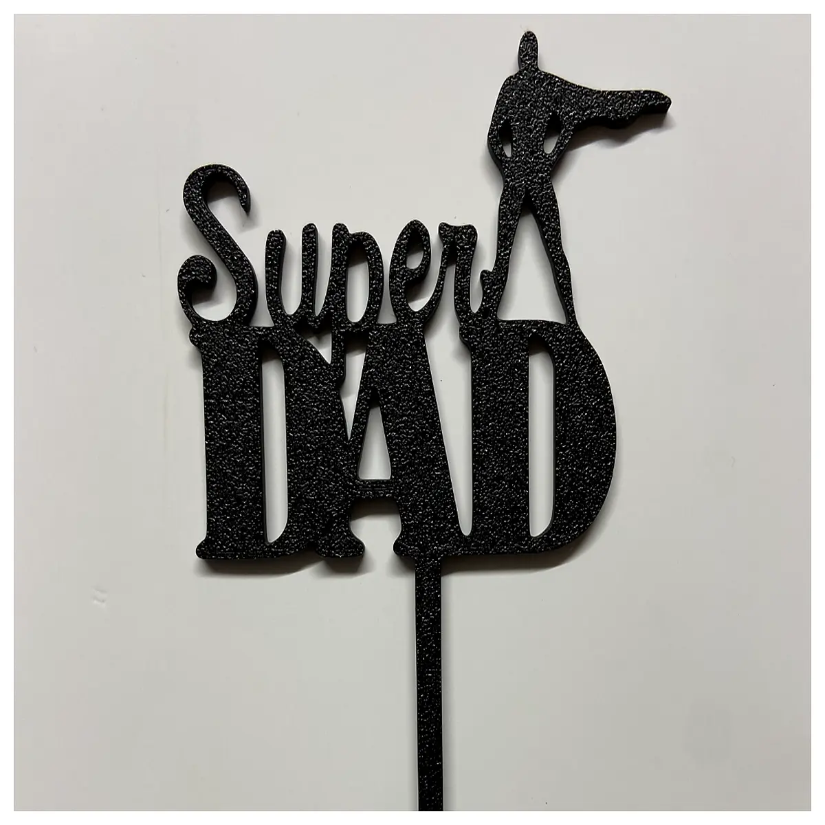 super dad birthday cake topper decoration father s day fondant figurine cool papa baking supplies