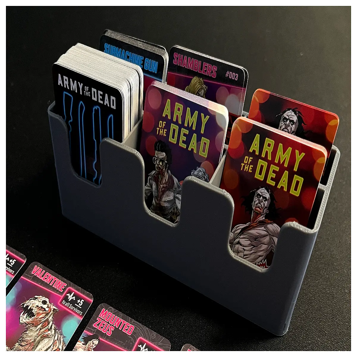 zombie apocalypse card storage box organizer deck protector