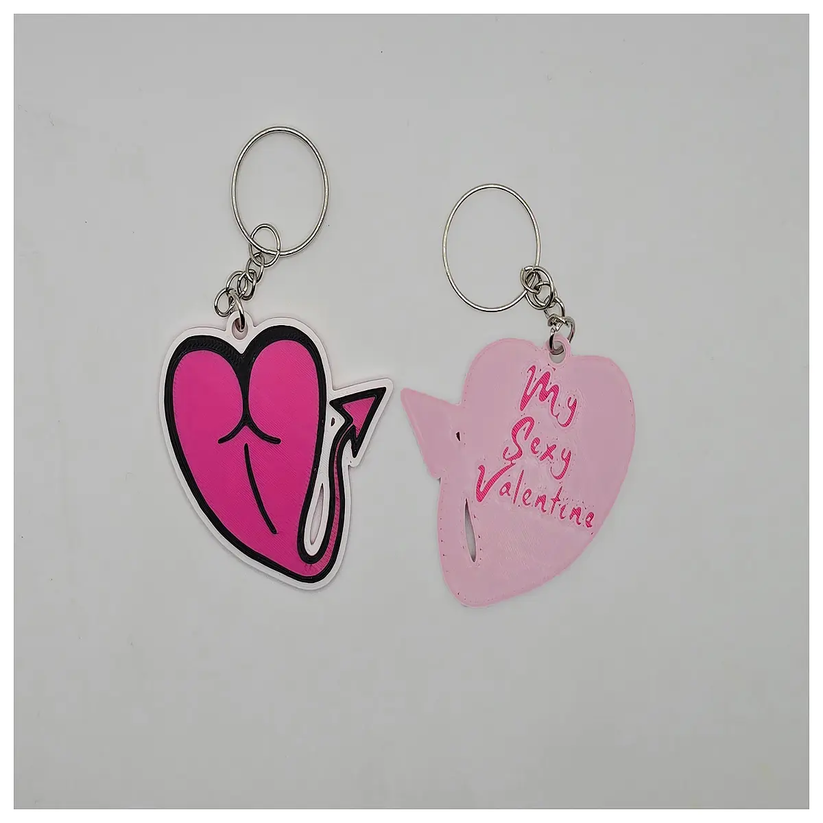 valentine keychain for couples romantic him her shaped key ring adult novelty key holder love themed accessories