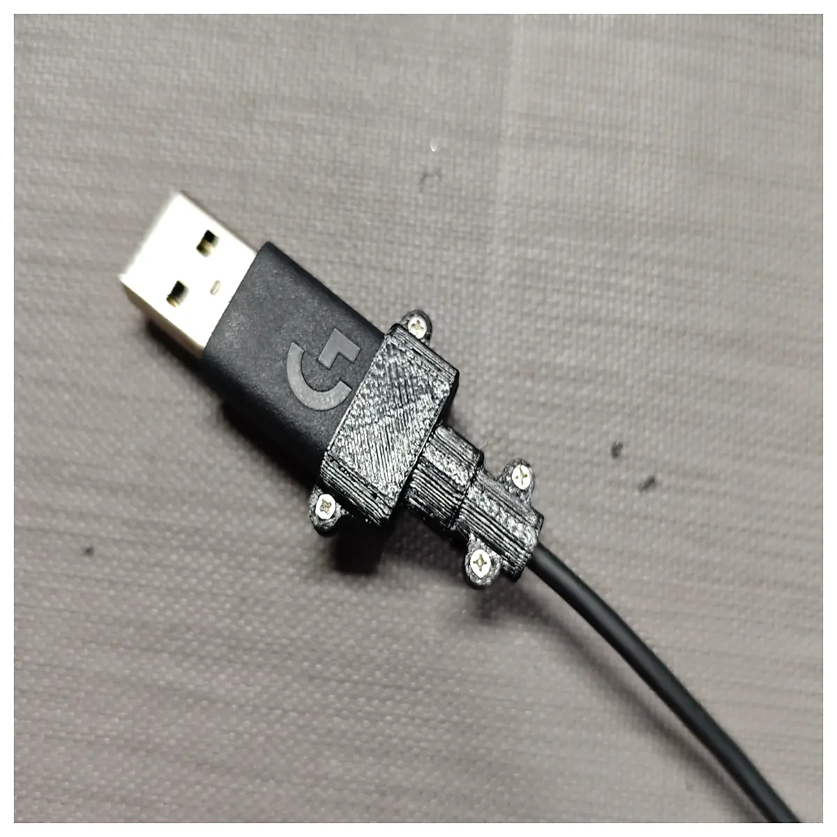 g502 x cable management clip organizer protector sleeve wire guard holder for gaming cord