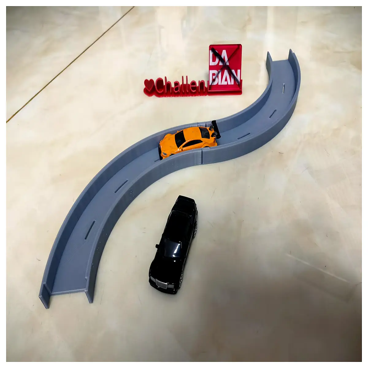 1 64 scale diecast car track 90 degree curve bend piece compatible circuit parts