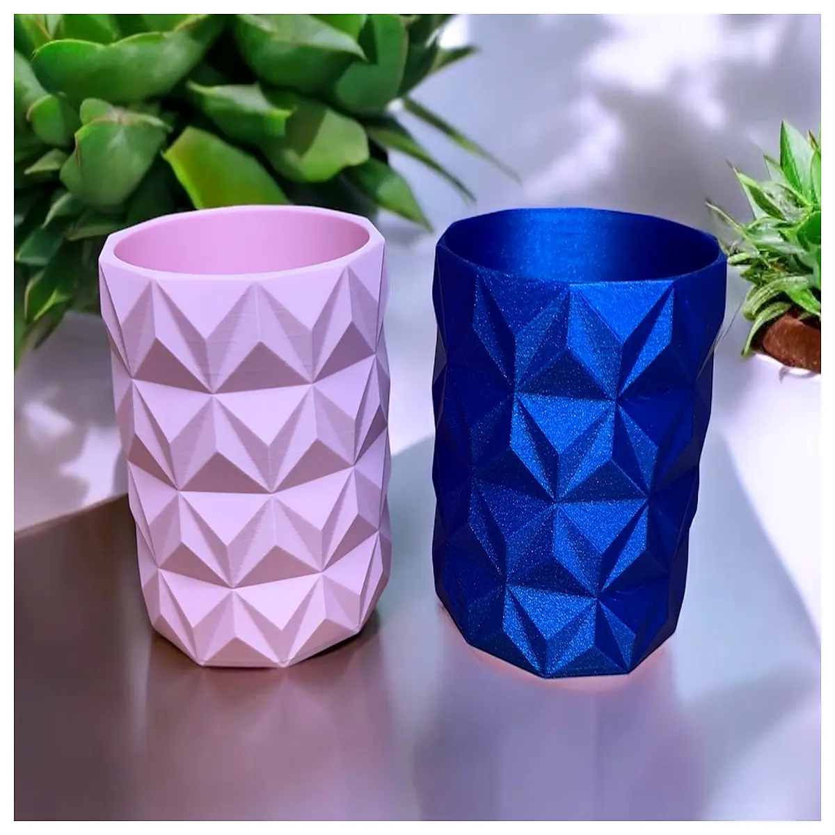 geometric planter pots for indoor plants modern succulent container hexagonal cactus vase home decor