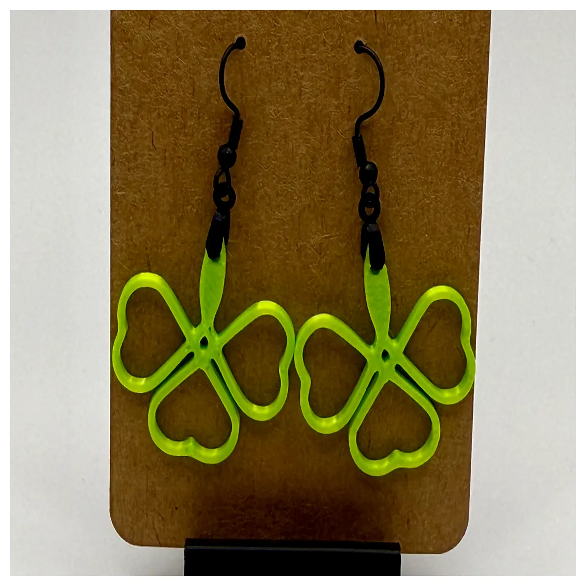 shamrock earrings st patricks day lucky charm jewelry green festive accessories