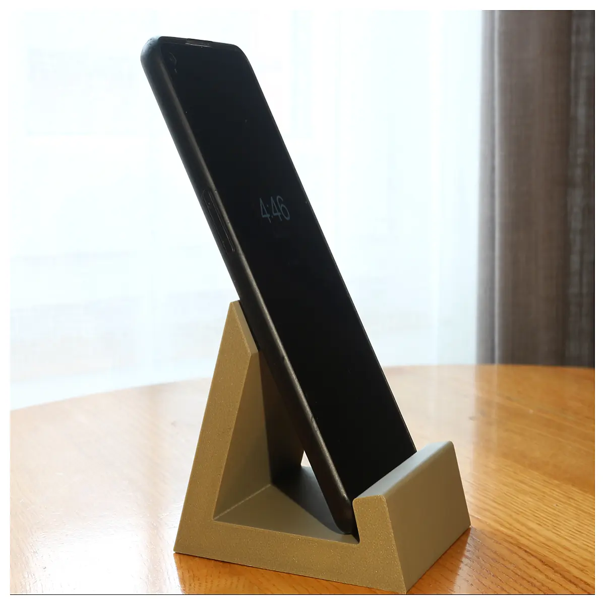 triangular phone holder for tablet desk mount adjustable non slip viewing angle