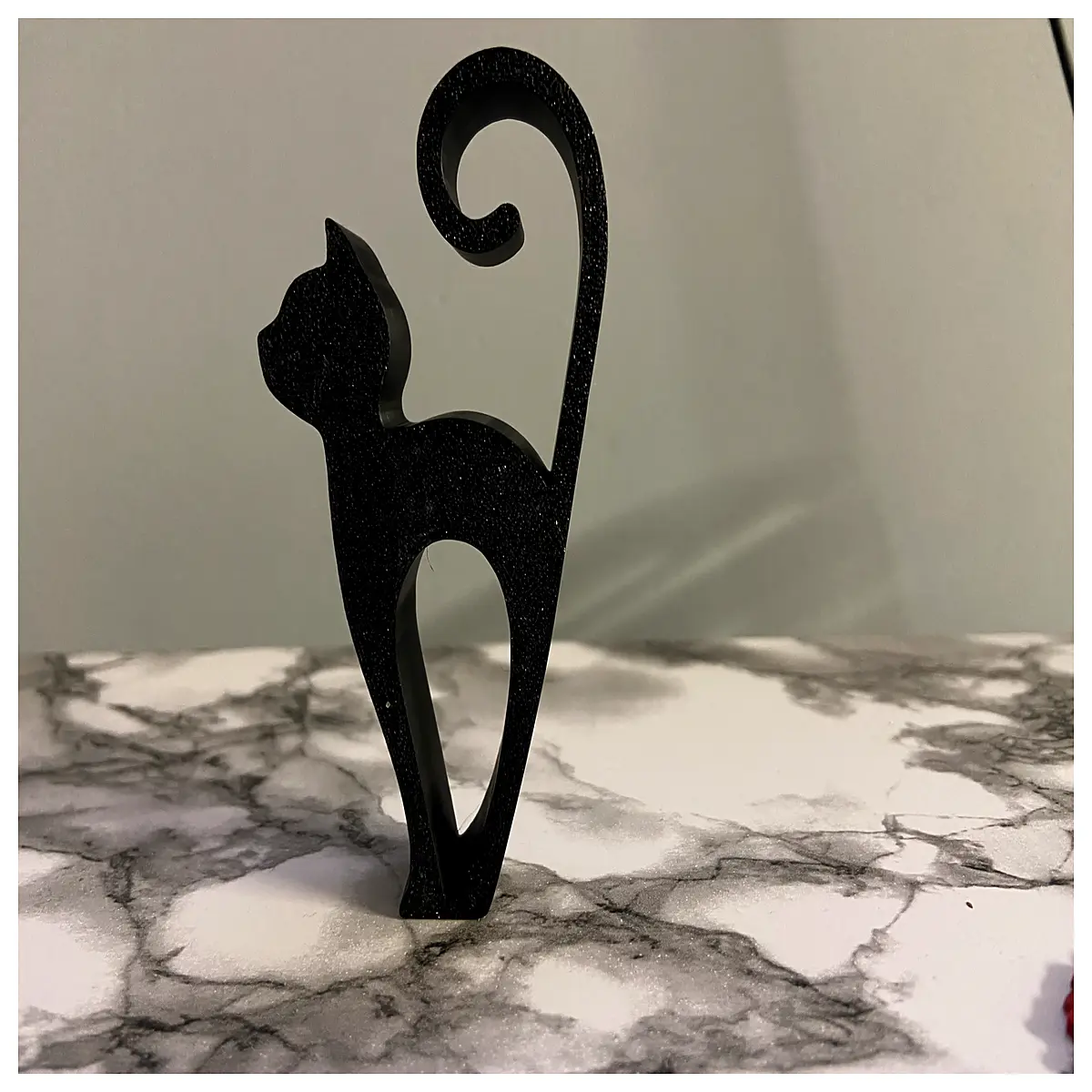 cute desktop cat figurine for office desk decor adorable animal statue home accessories