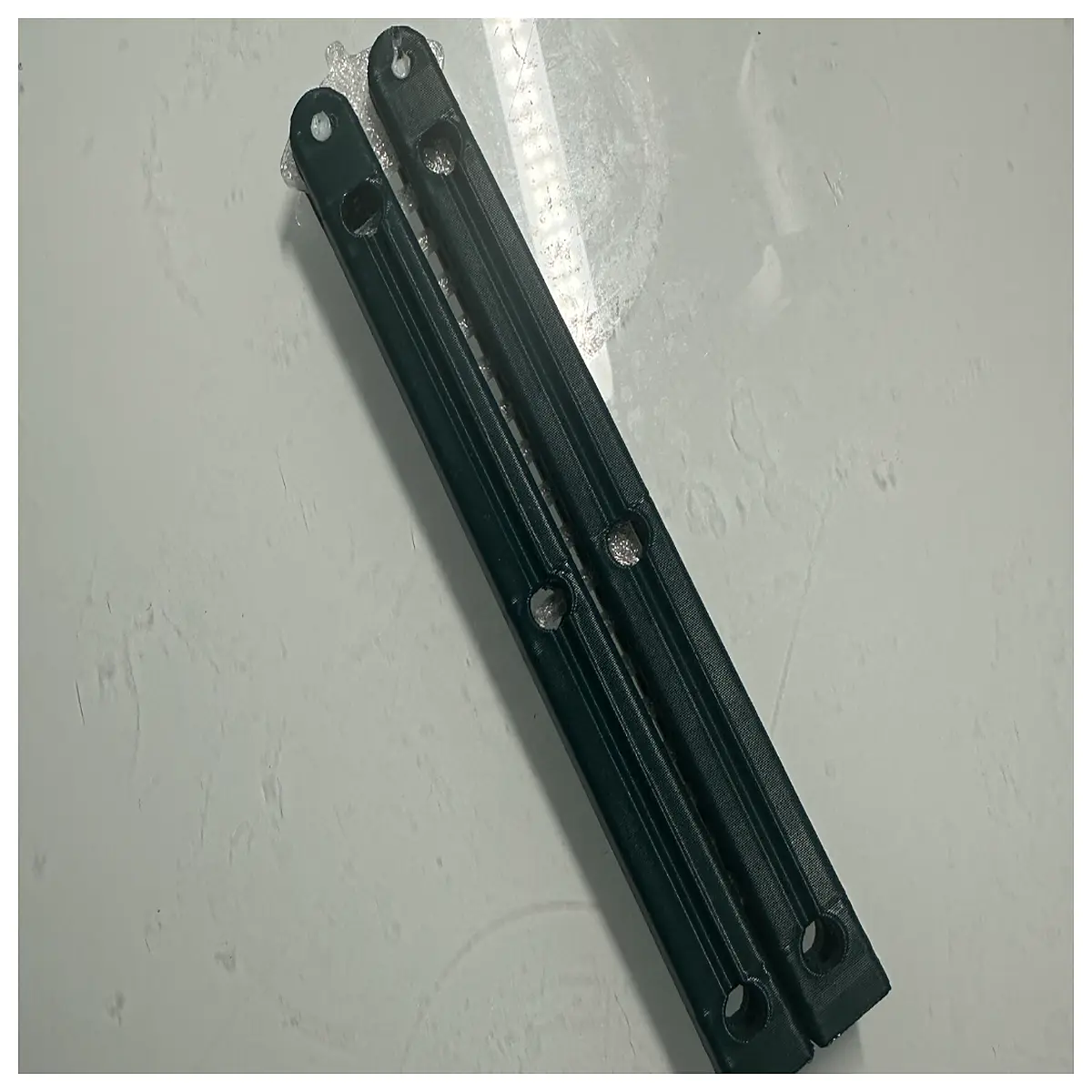 minimalist balisong trainer stainless steel training tool for beginners