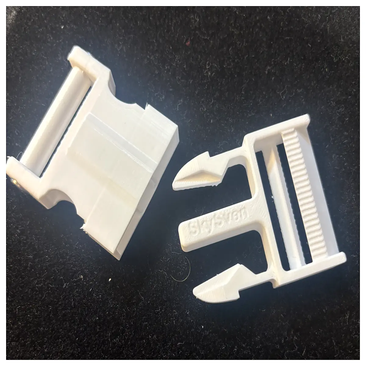38mm plastic buckle strap replacement duty gear loop bag clip