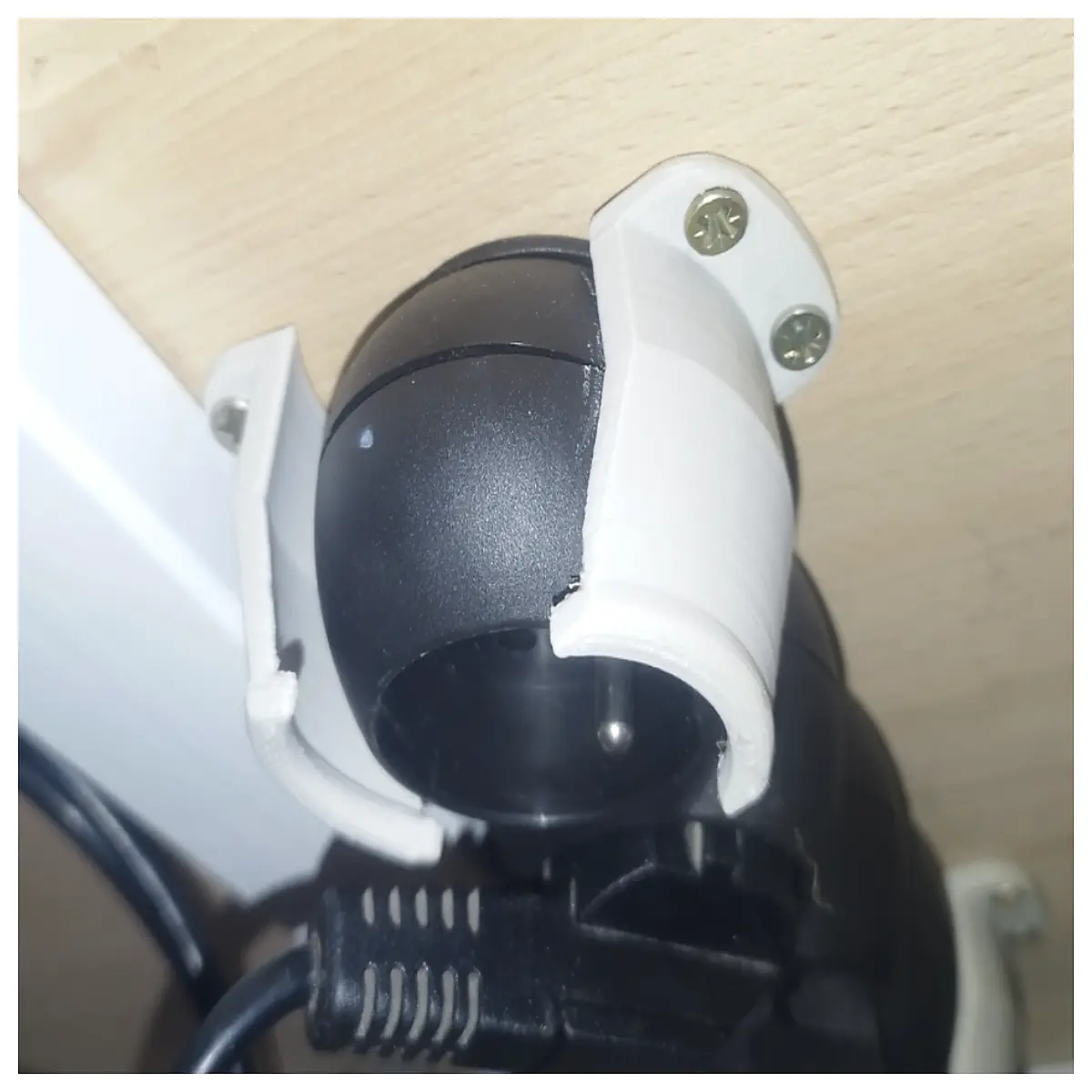 round power strip holder wall mount cable organizer for home office desk tidy cord management system