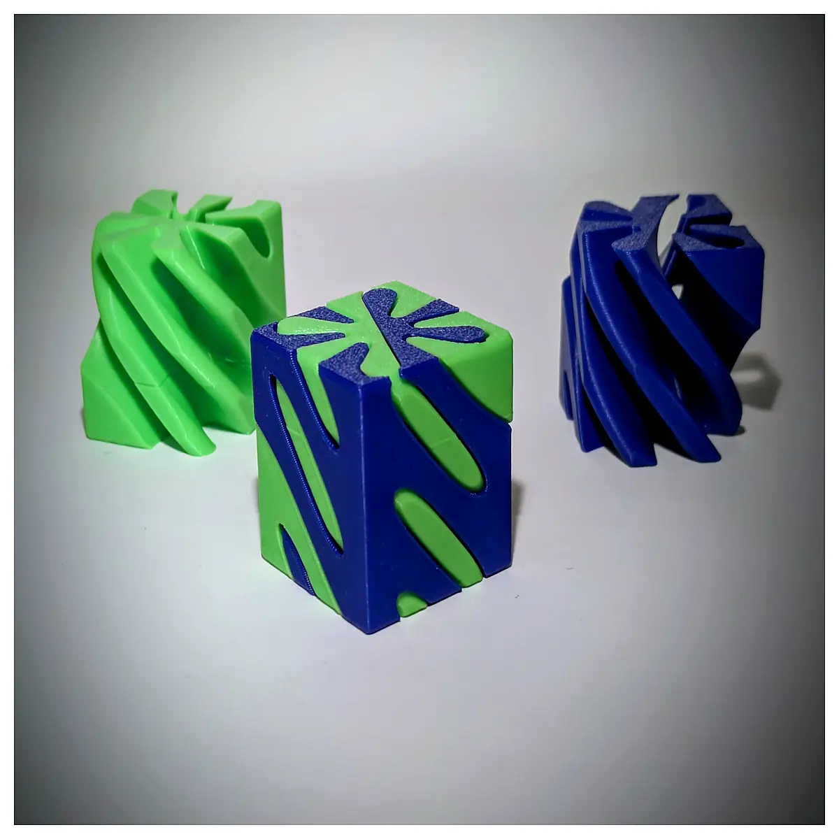 impossible self piercing cube puzzle brain teaser fidget toy stress relief adult kids challenge