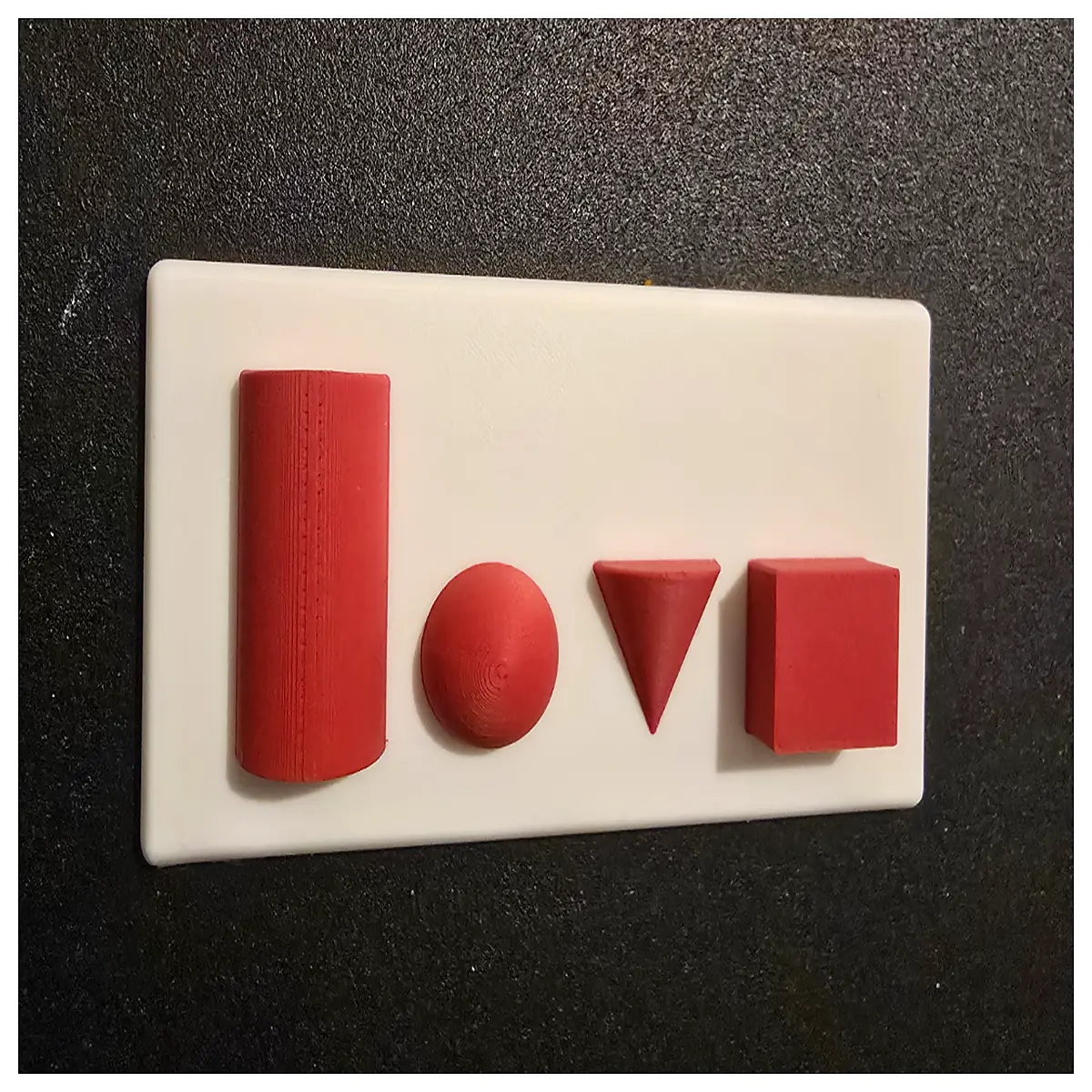 minimalist magnet for fridge cute love note holder modern kitchen decor gift