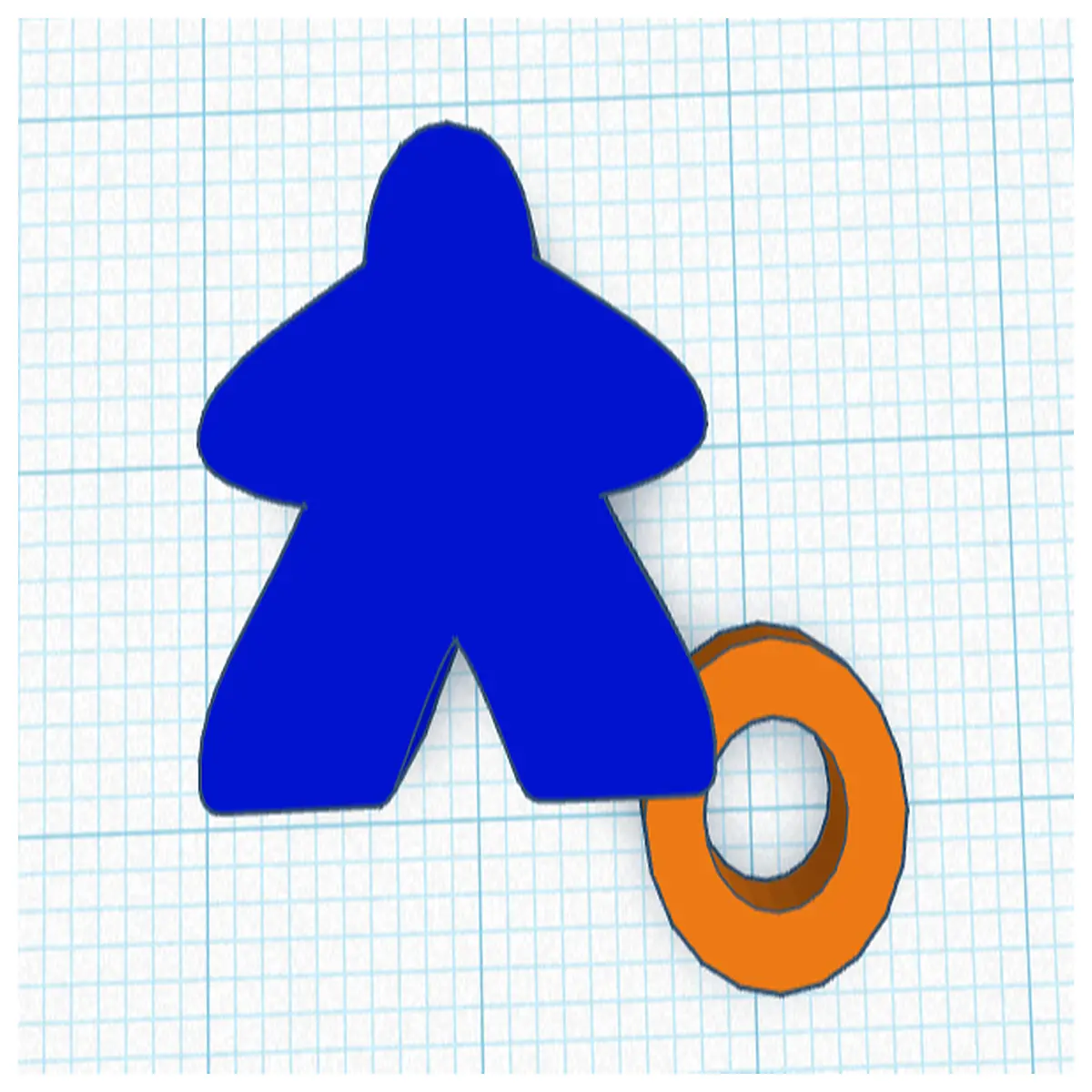 cute mini figure keychain for bags small doll pendant key ring cartoon character charm accessory