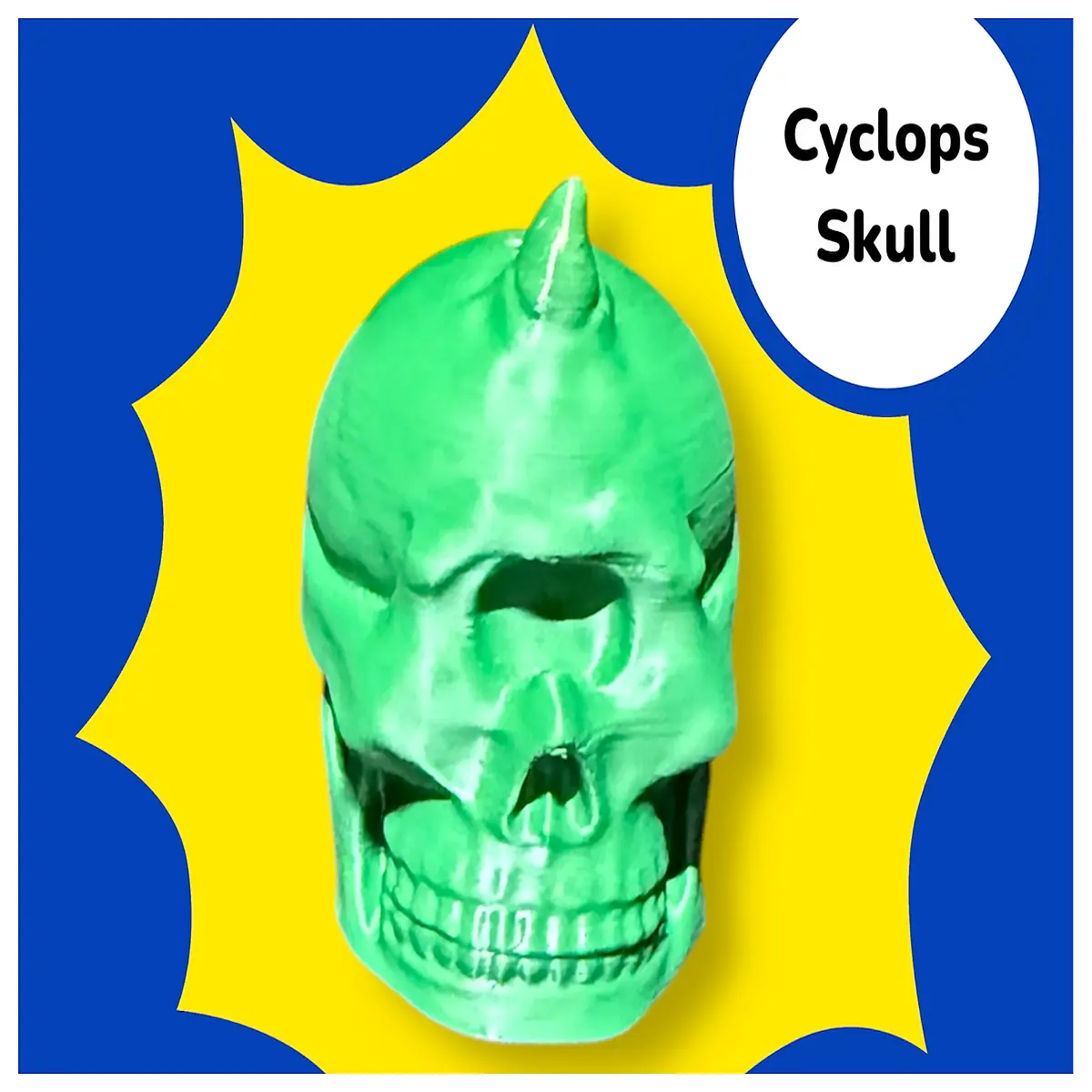 cyclops skull prop halloween decoration horror movie realistic head for party