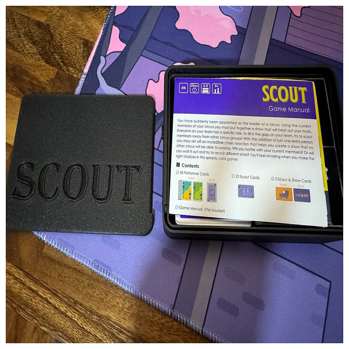 scout game target board replacement parts storage box accessories organizer insert