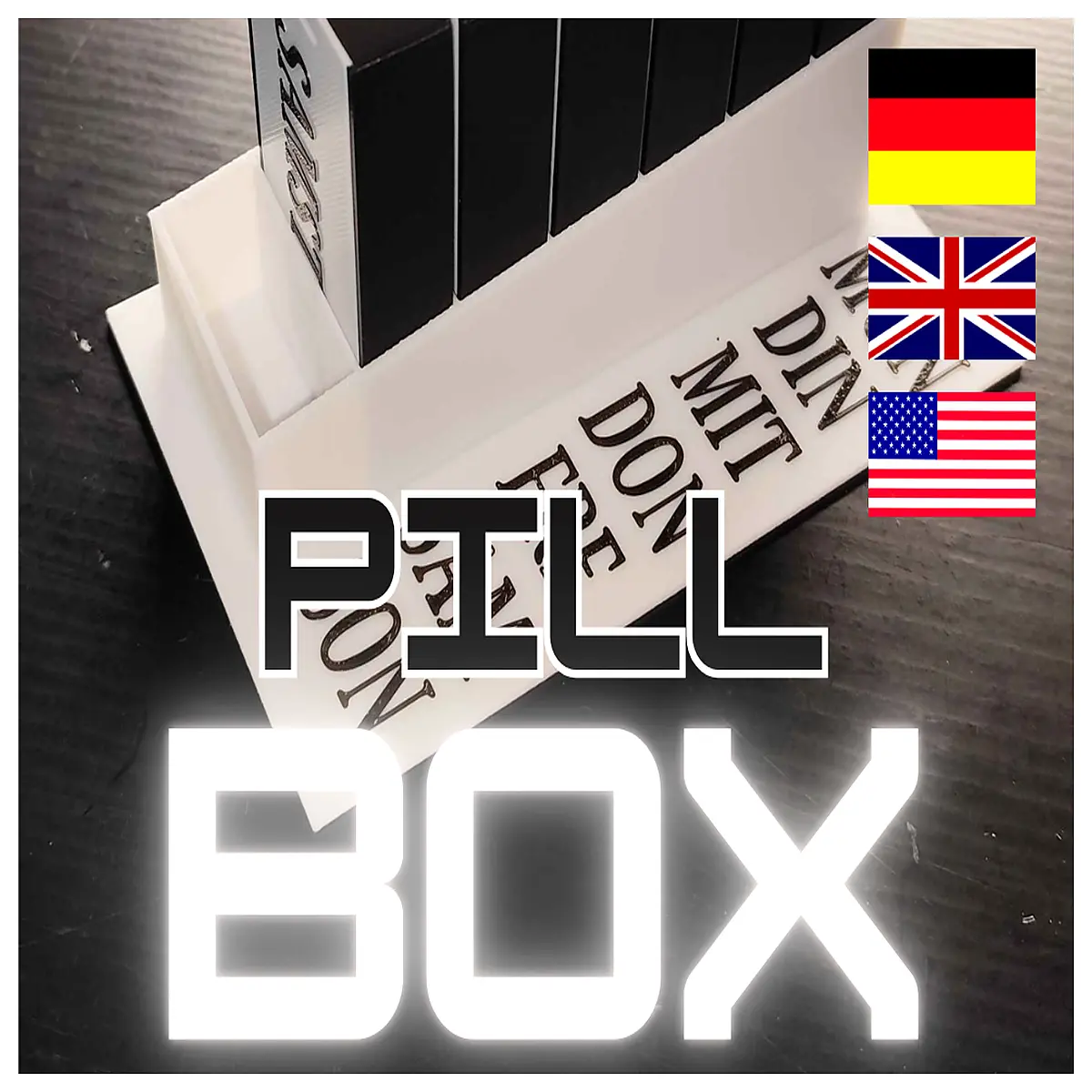 weekly pill organizer with time slots large capacity medicine box for seniors portable travel pill case with alarm reminder