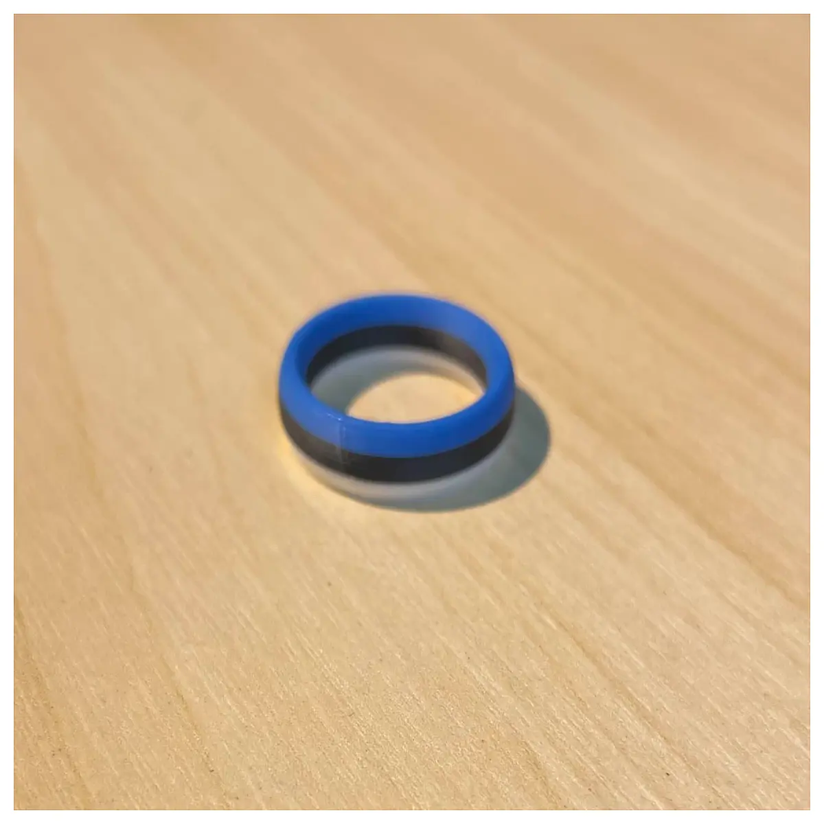 estonia flag ring silver blue black white national pride jewelry estonian independence day supporters