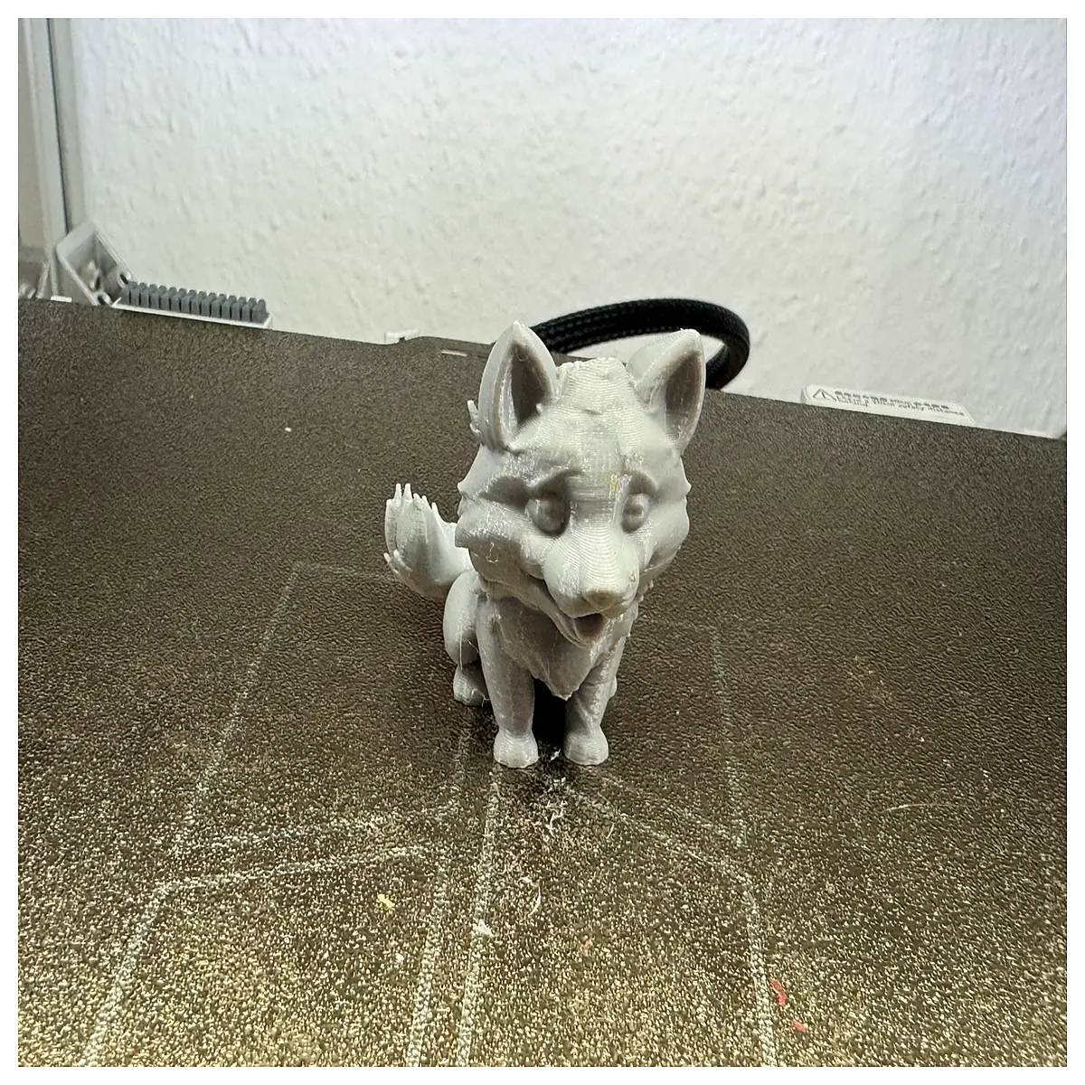 realistic wolf figurine for home decor wild animal statue nature inspired room accessory