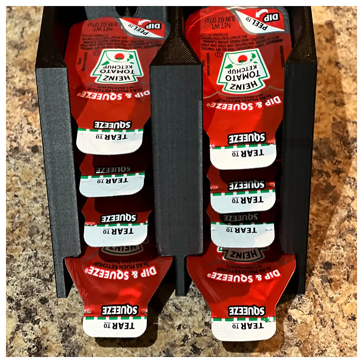 ketchup squeeze bottle holder rack organizer for kitchen counter storage