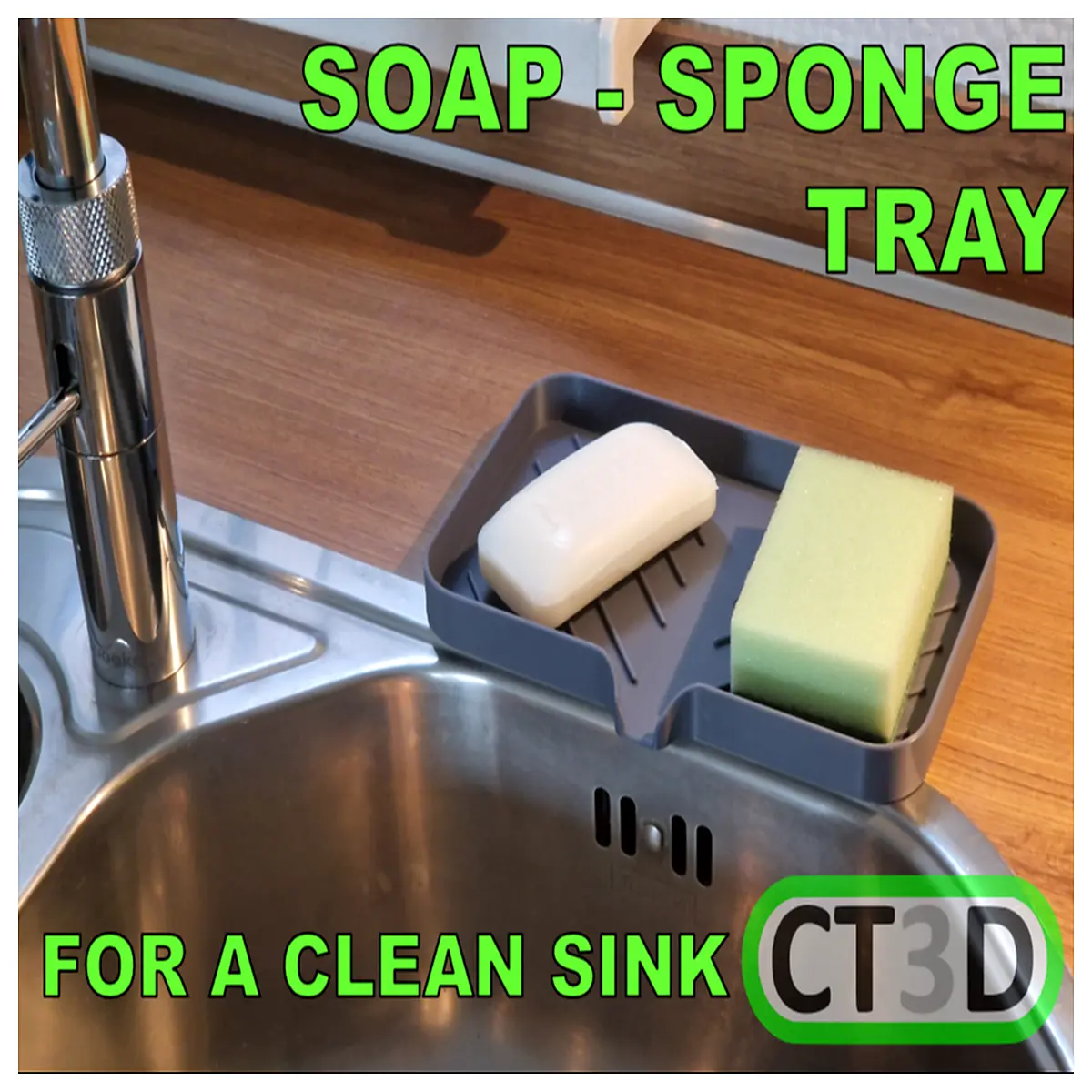 kitchen faucet soap dish holder sponge drain pad non slip silicone mat for sink organizer