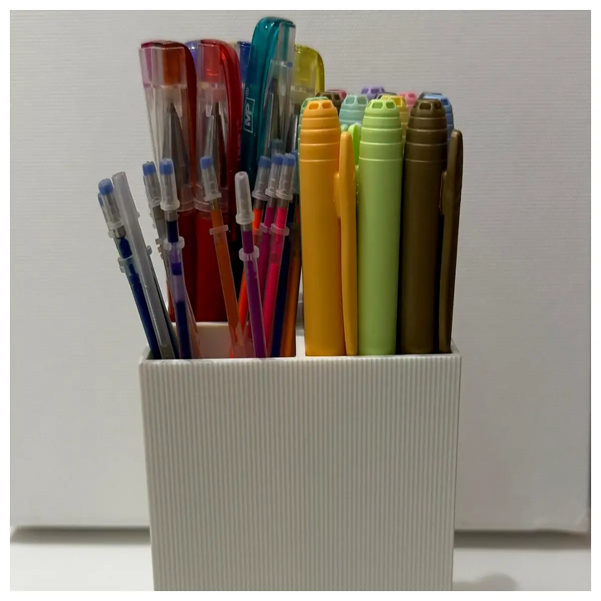 desk organizer for pens pencils markers art supplies storage box with compartments