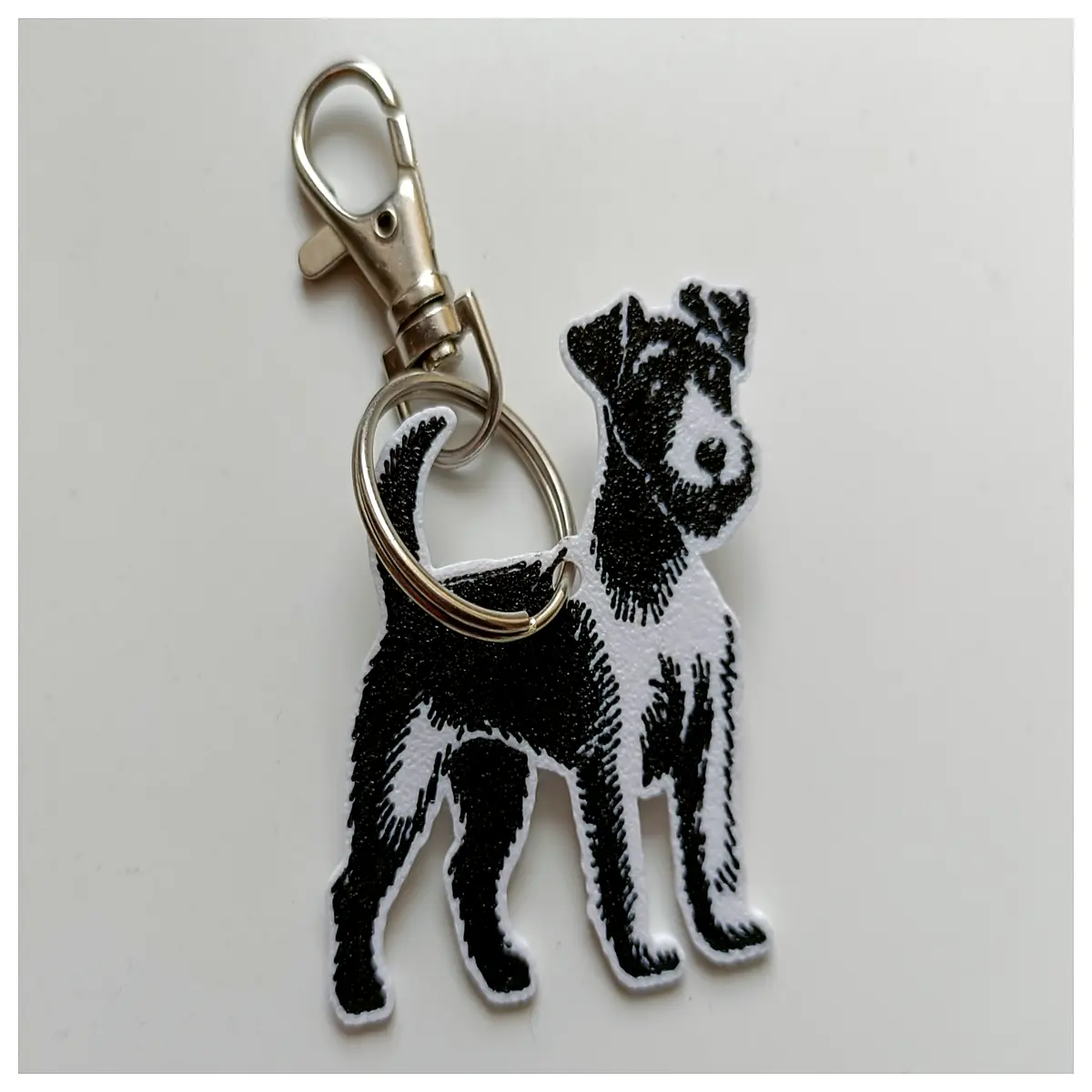 cute dachshund keychain for women men funny sausage dog pendant bag charm metal alloy pet lover gift car keys accessory