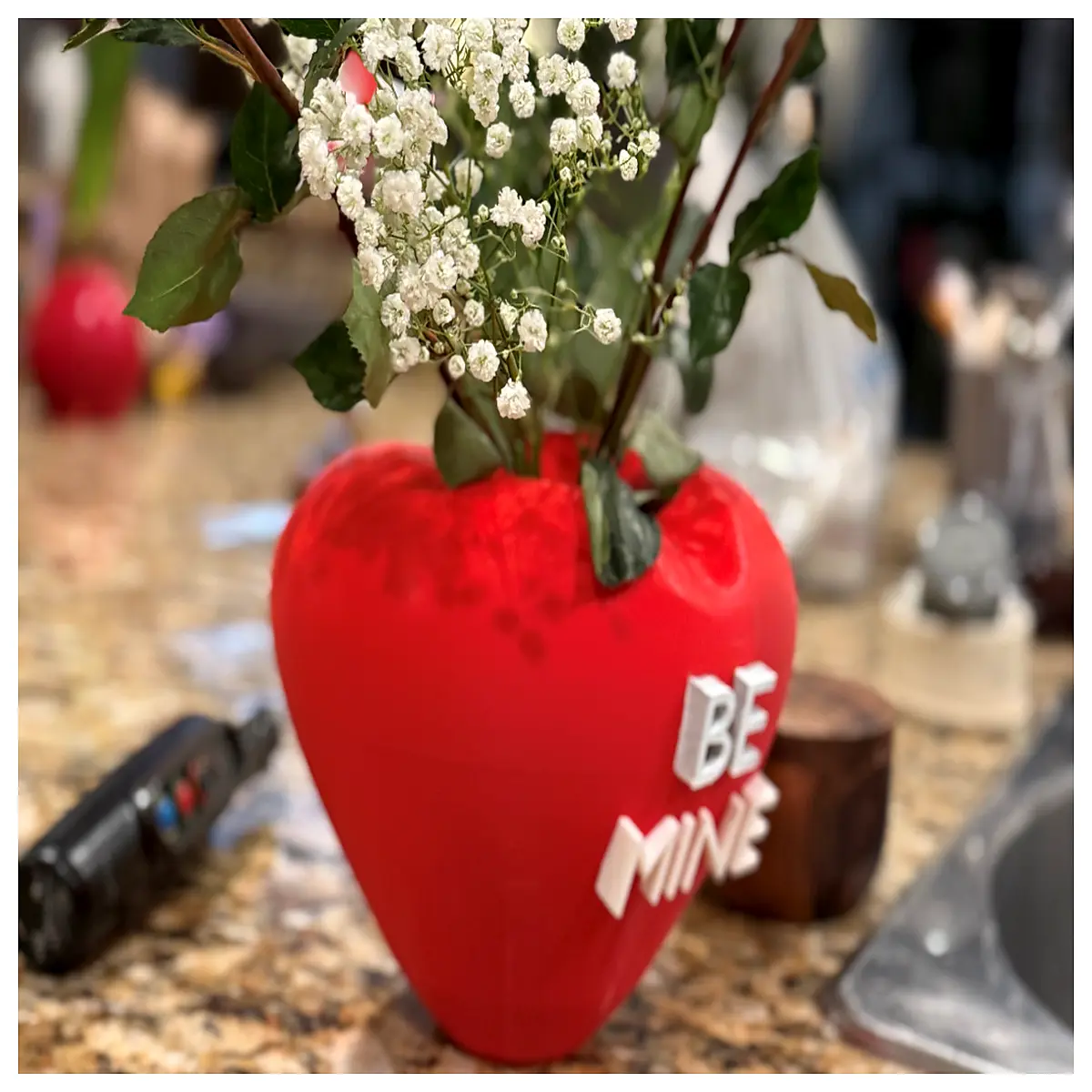 valentine s day shaped vase for candy gifts romantic home decor wedding centerpiece