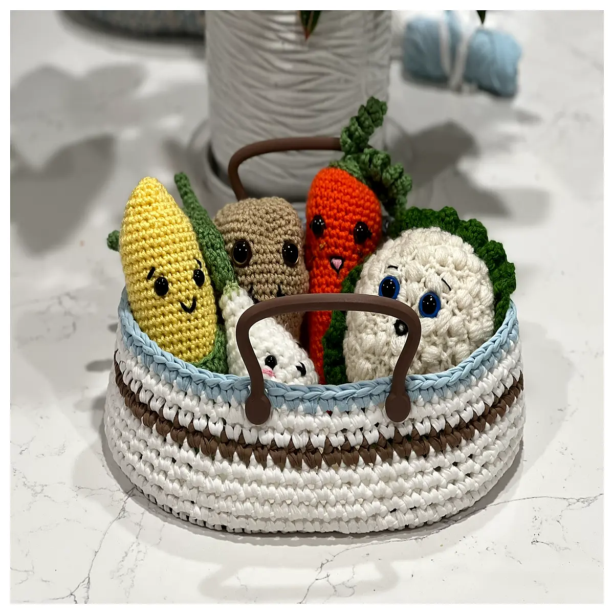 crochet basket handles replacement sturdy cotton rope grips for handmade storage bins diy knitting accessories