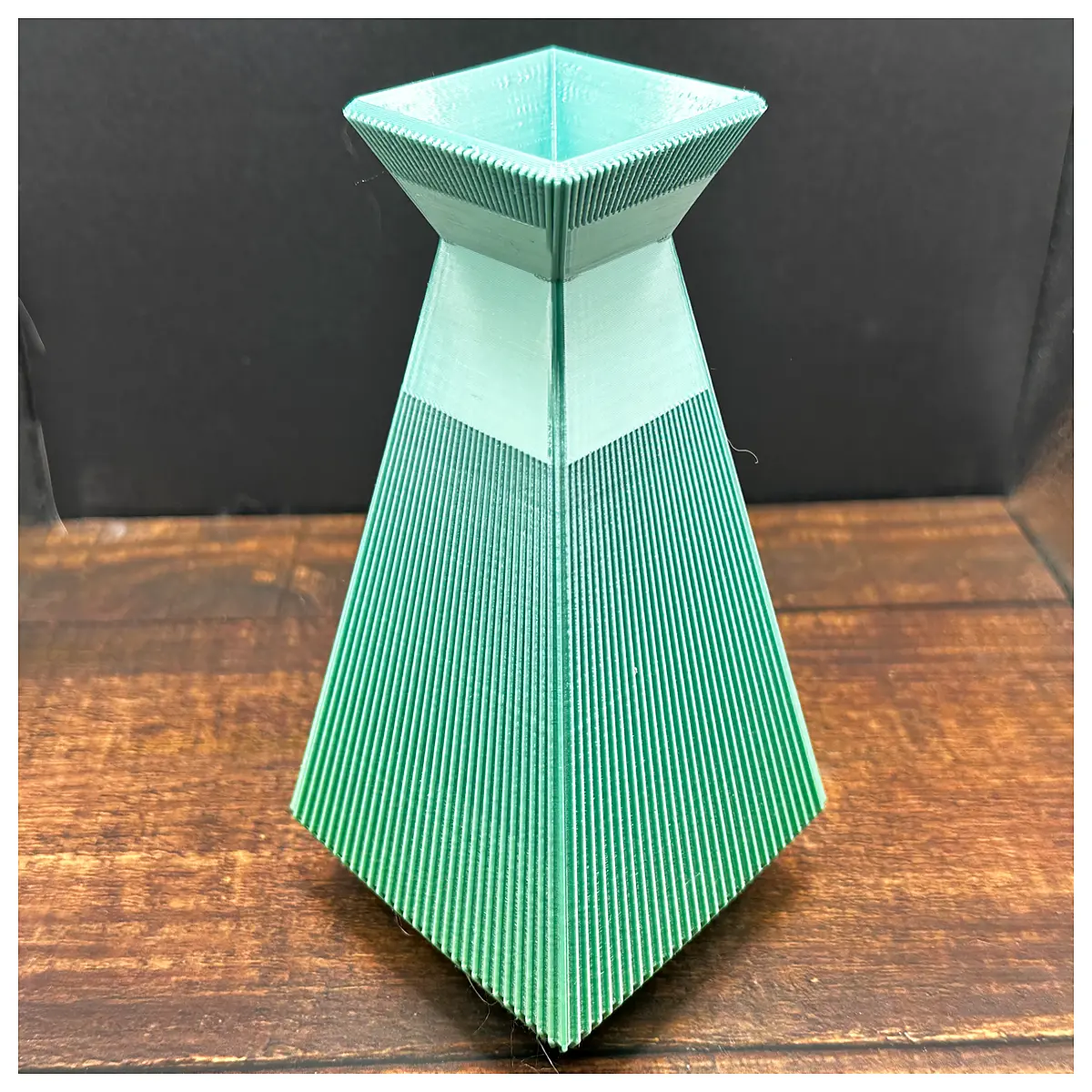 modern geometric vase for home decor minimalist clear glass flower holder contemporary centerpiece for living room table