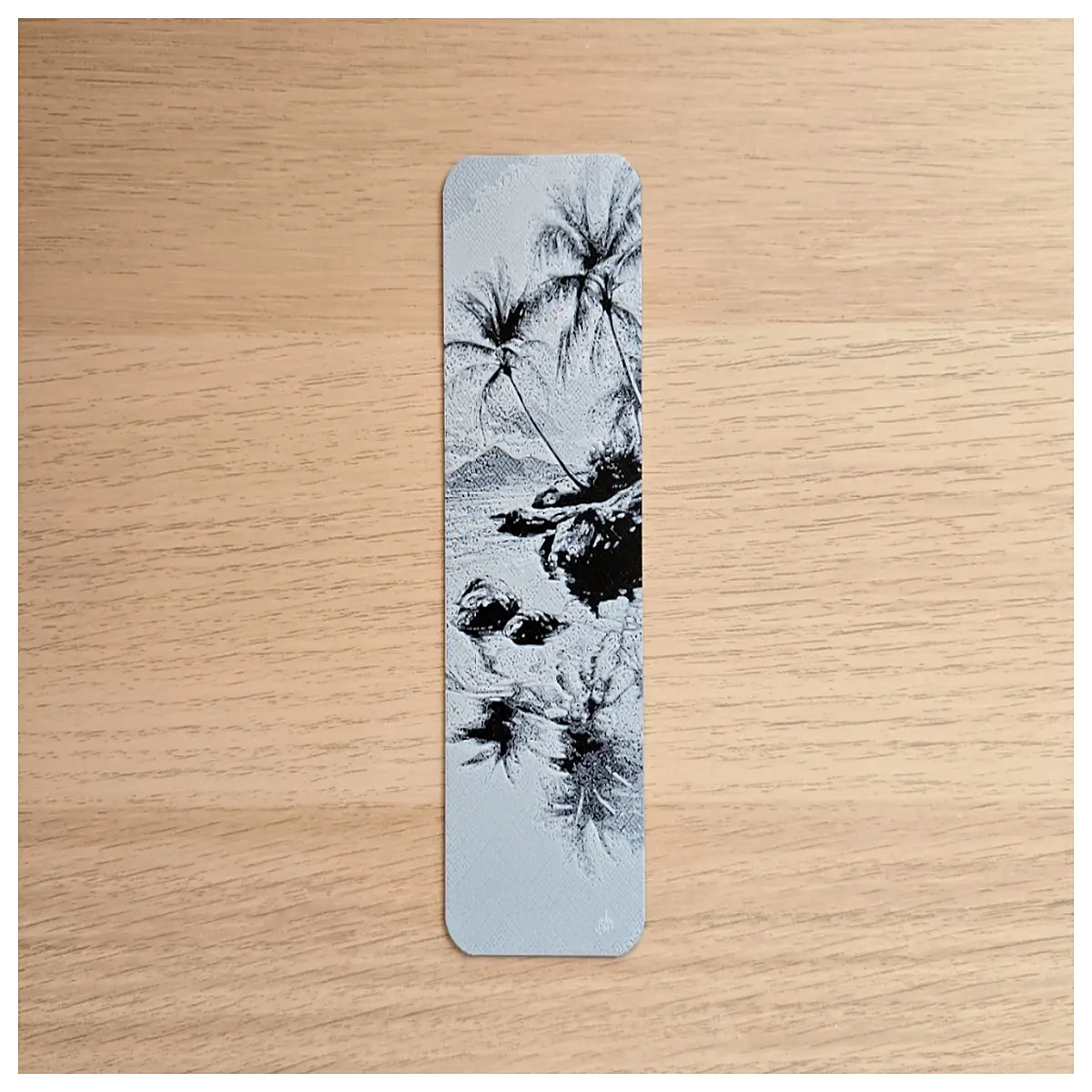 tropical island bookmark aesthetic reading accessory for beach vacation gifts