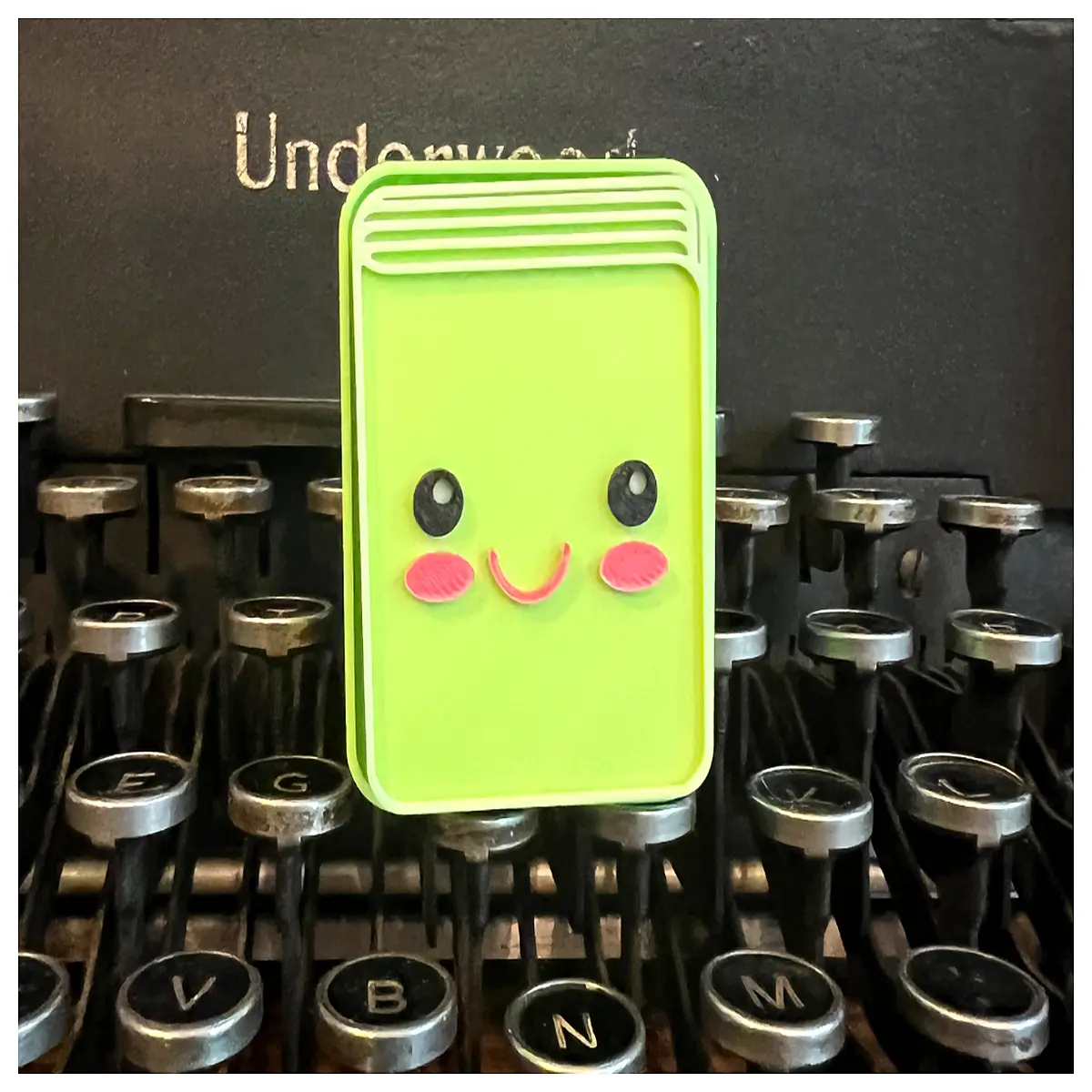 cute book lover stress relief fidget clicker toy for readers