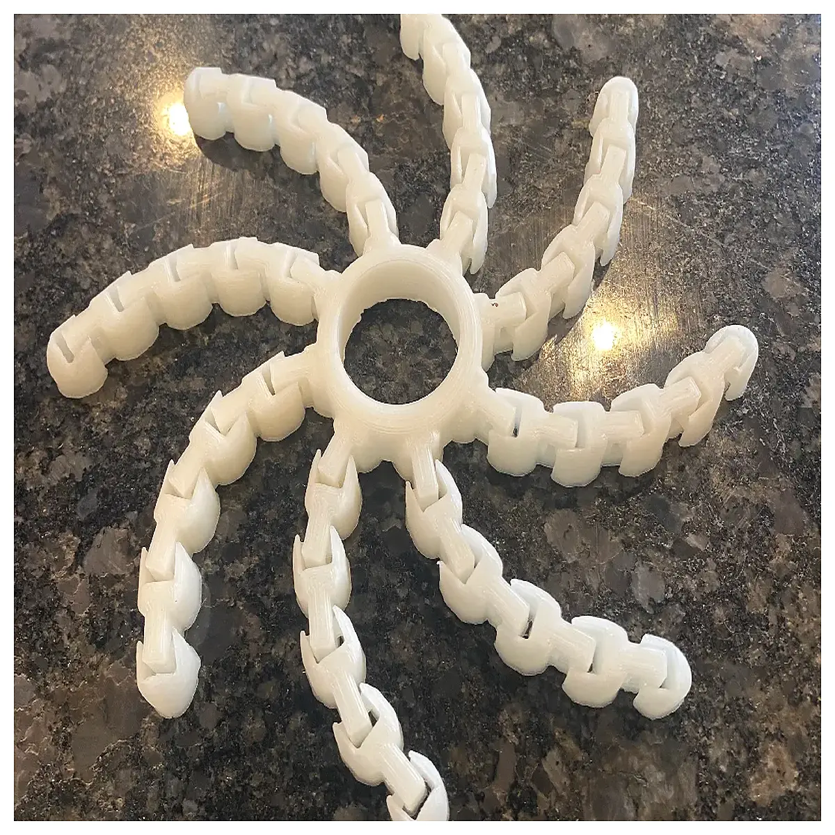 octopus fidget ring soft silicone stress relief anxiety toy for adults kids