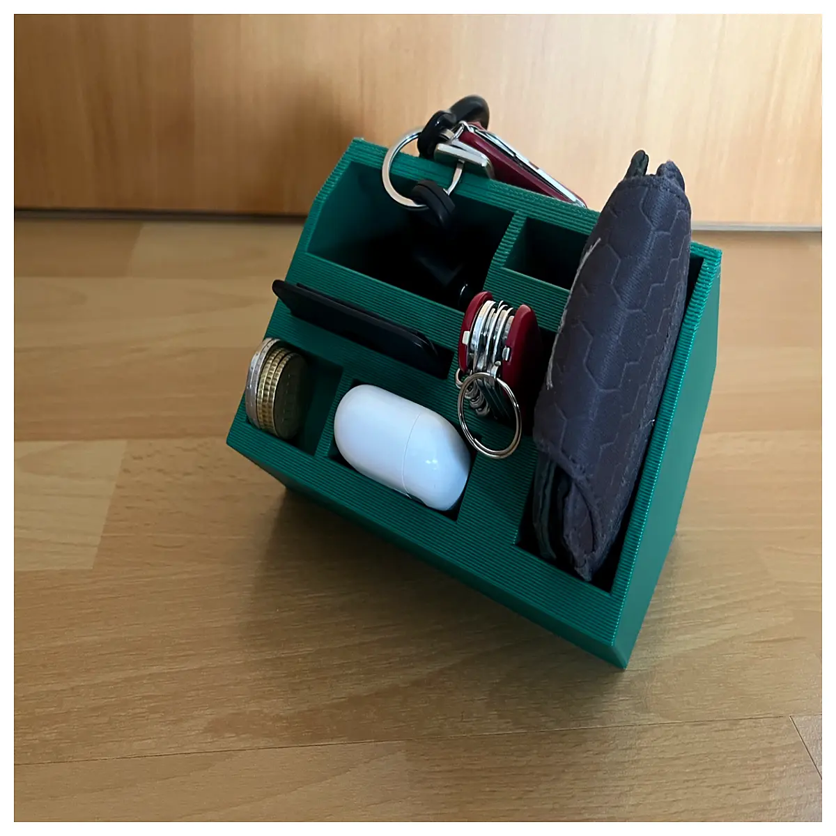compact edc organizer box small travel toiletry bag waterproof pouch for keys coins cards daily carry essentials storage