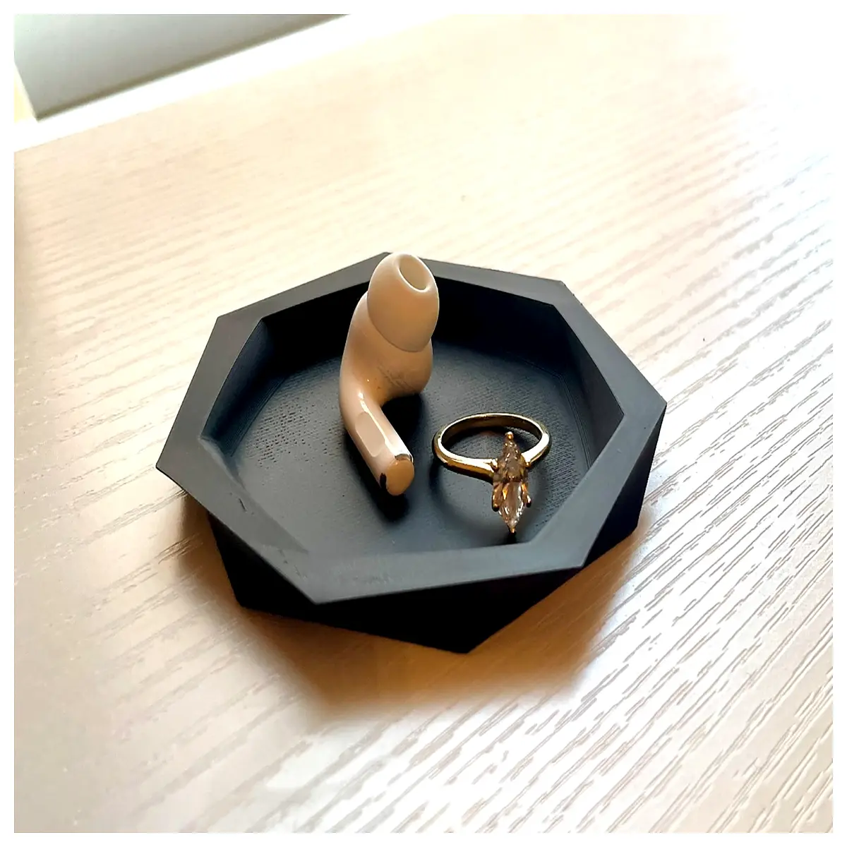 modern ceramic ring dish bedside tray for jewelry storage small organizer