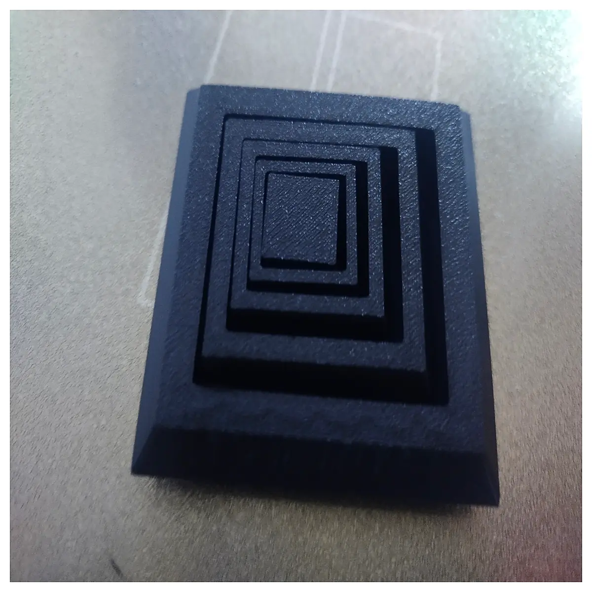 4 layer square fidget toy for stress relief anxiety reduction sensory stacking blocks