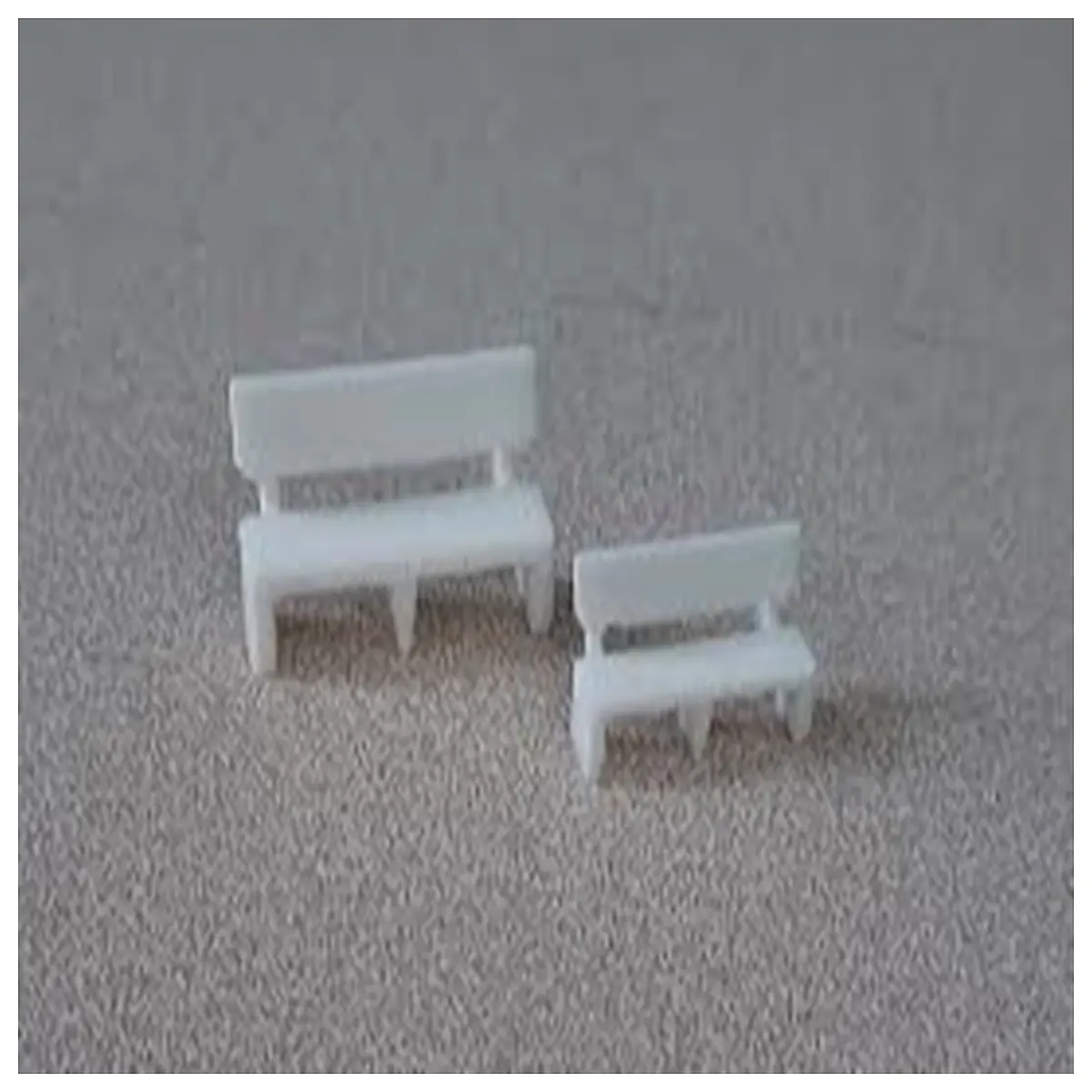 miniature wooden bench diy furniture scale for dollhouse diorama
