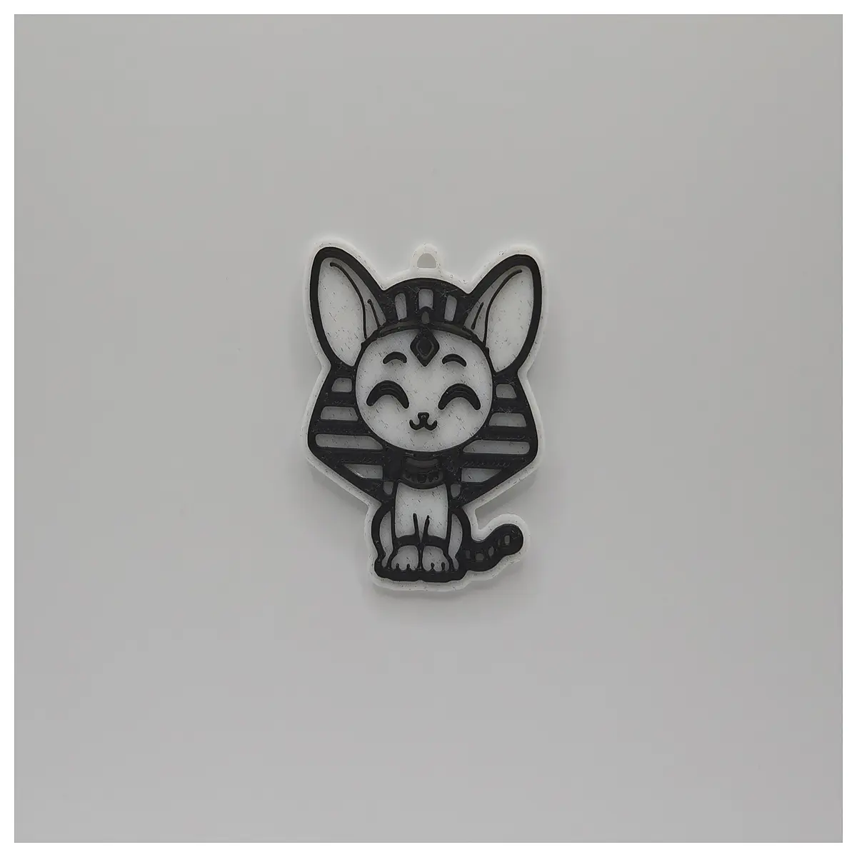 cute pharaoh cat keychain ancient egyptian charm for bags funny cat lover gift mummy cat pendant