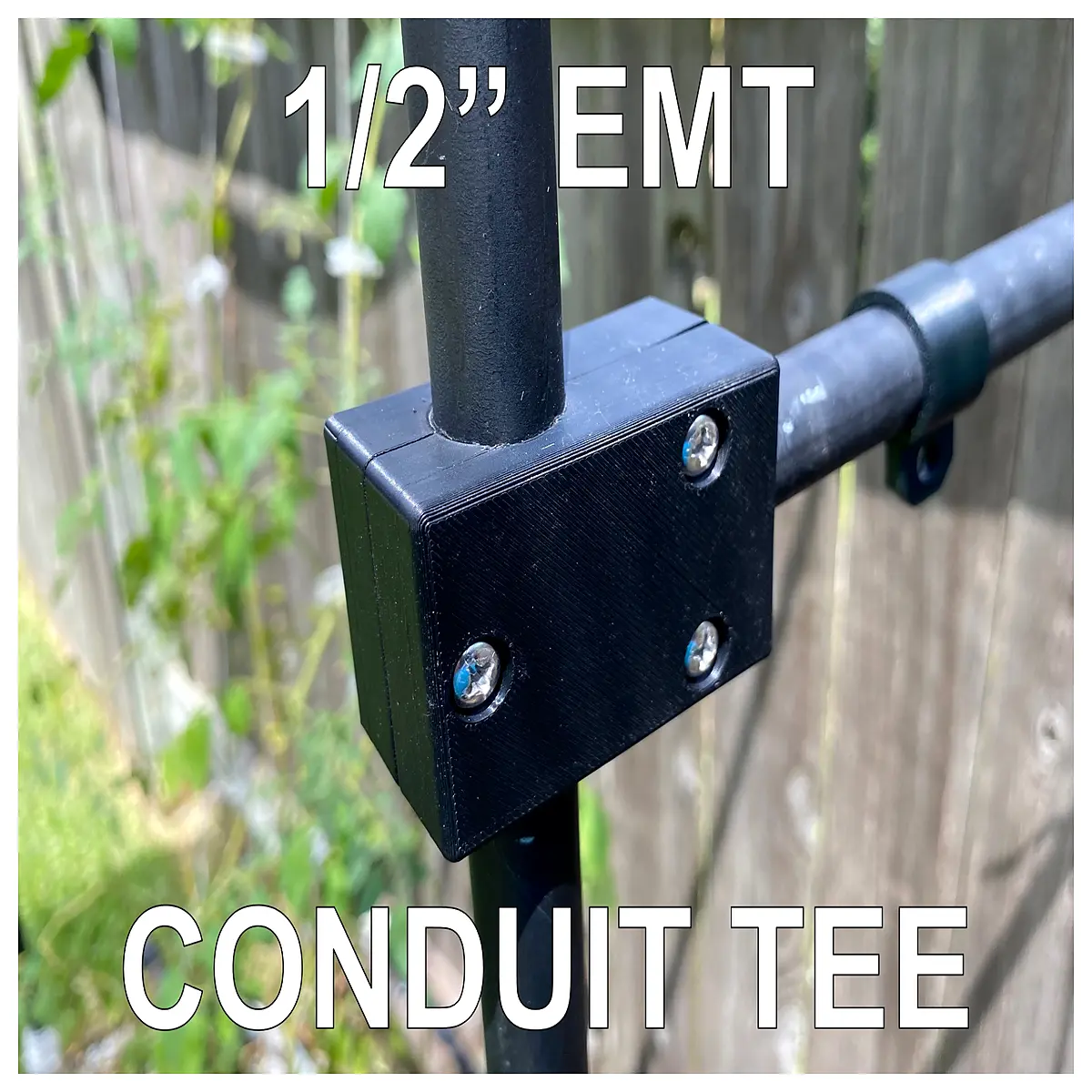 12 inch emt conduit 3 way tee fitting electrical wire raceway connector duty