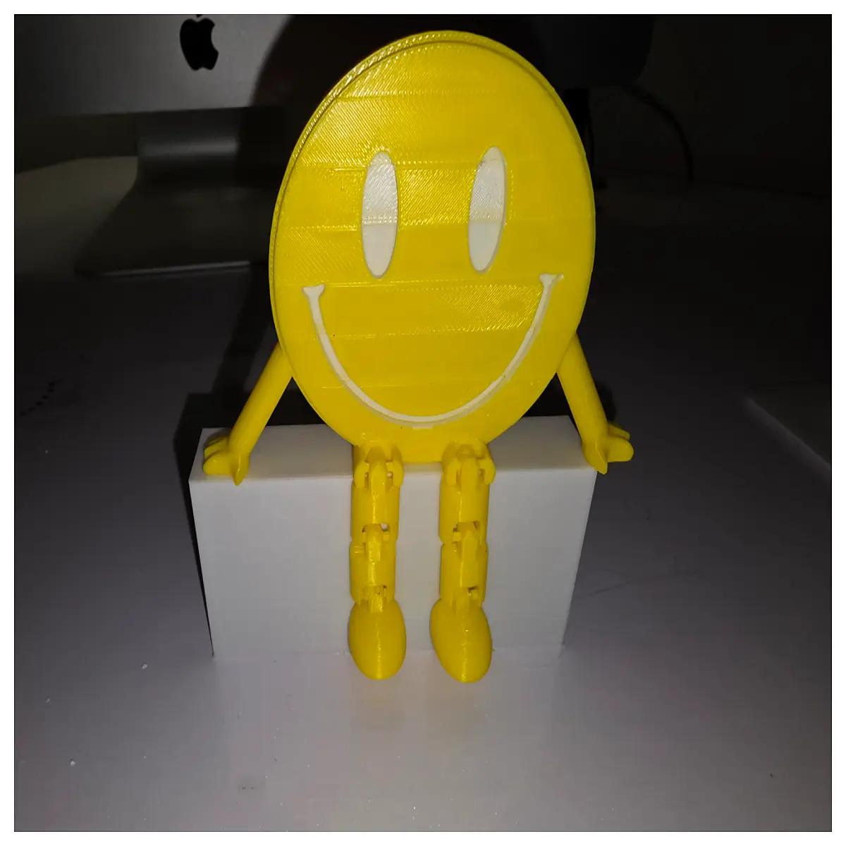 articulated smiley plush toy movable joints interactive friend kids