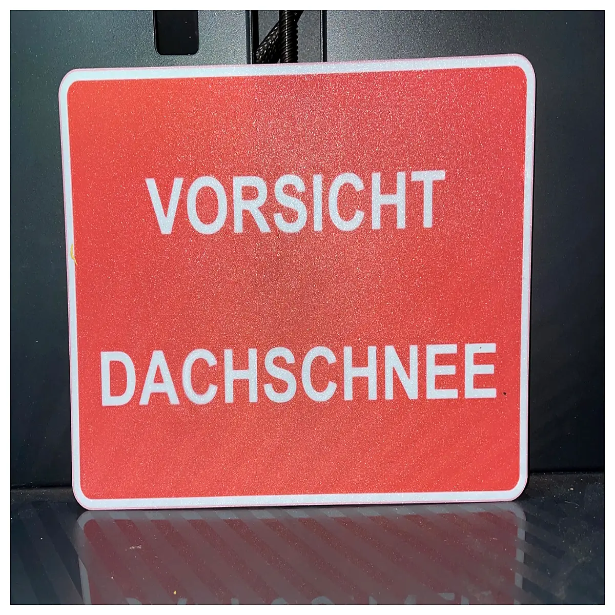 snow roof warning sign caution slip hazard ice removal safety sticker
