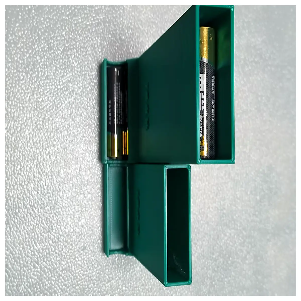 aa aaa battery storage box organizer case with lid for home office travel