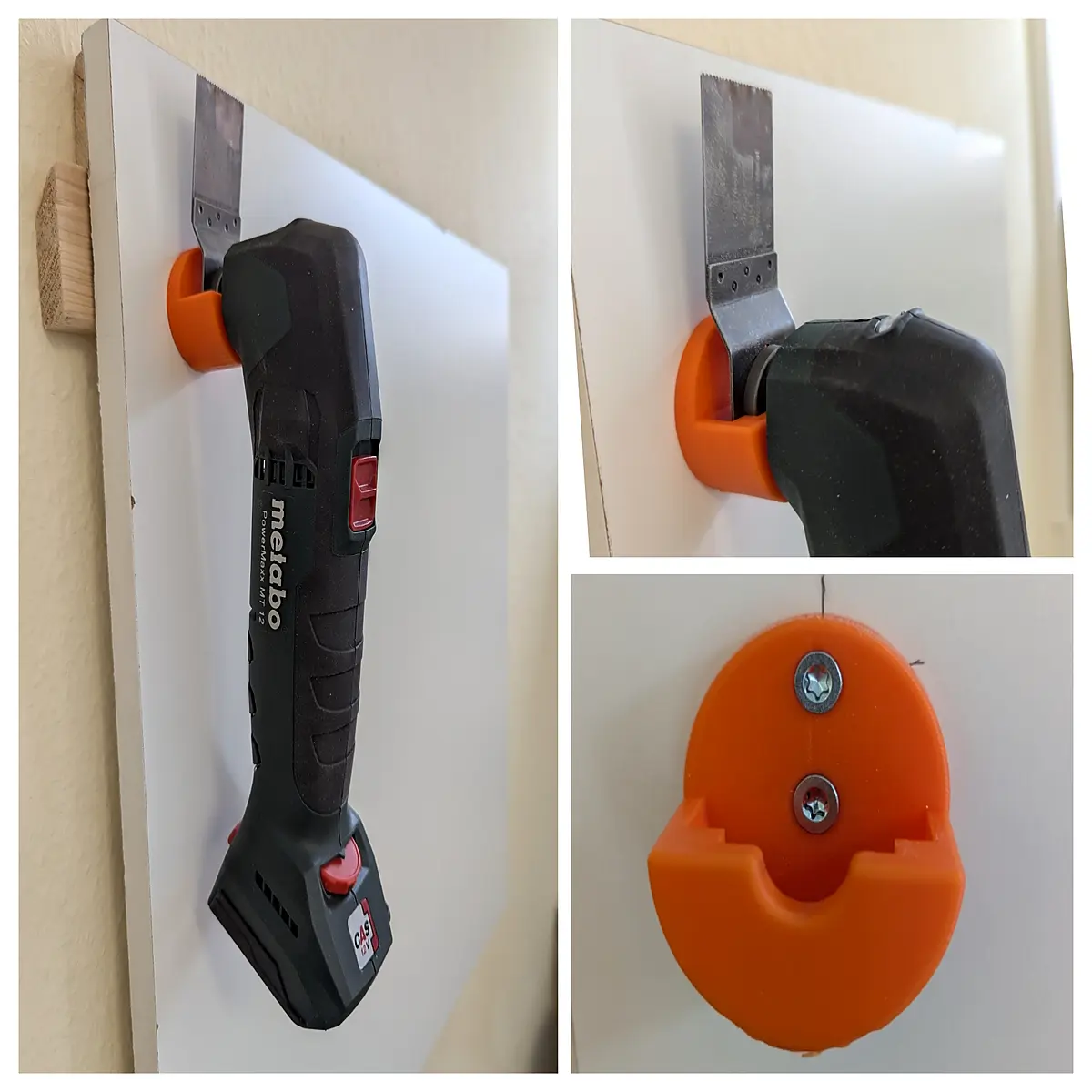 metabo mt 12 multi tool holder bracket wall mount storage rack for angle grinder accessories organizer