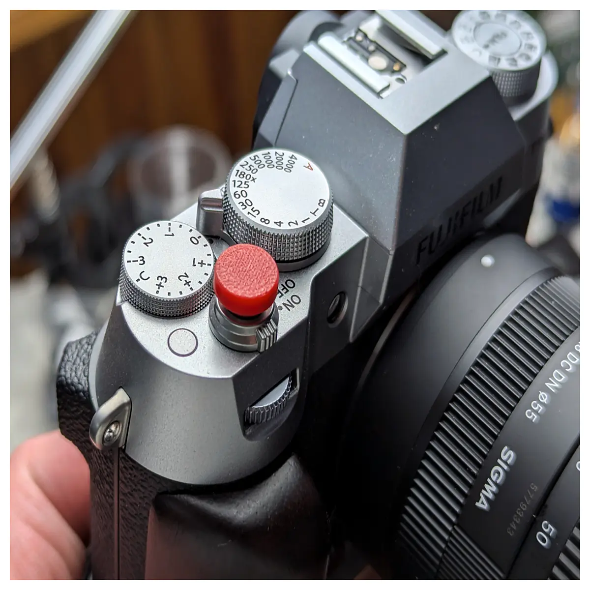 camera remote shutter button soft rubber cover protective cap for x t4 x100v gf67 ii lens release
