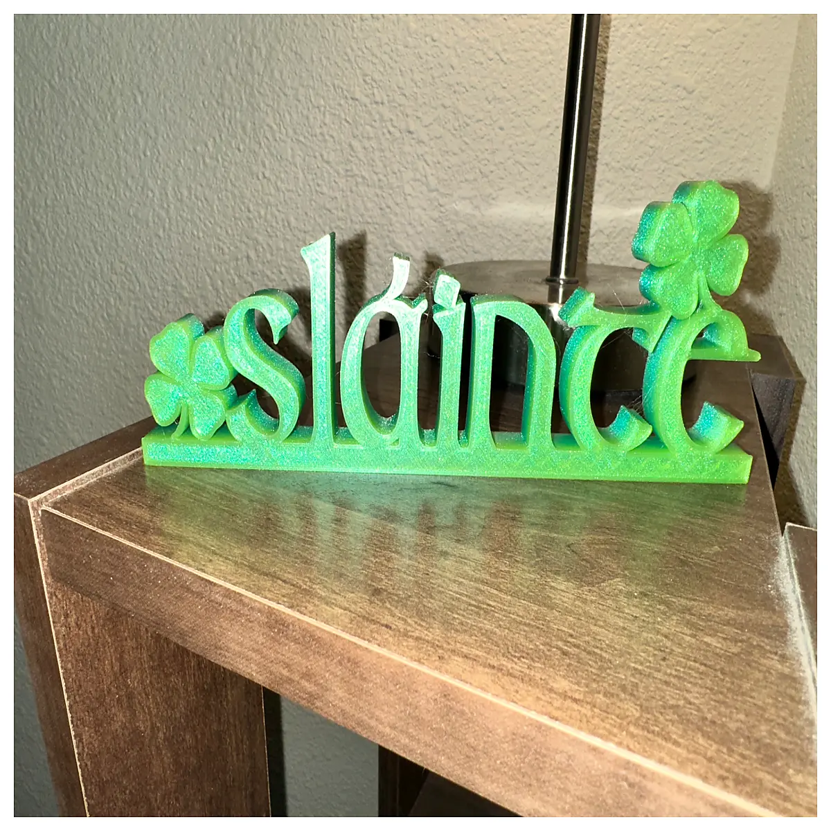 st patrick s day table decor shamrock centerpiece green party supplies