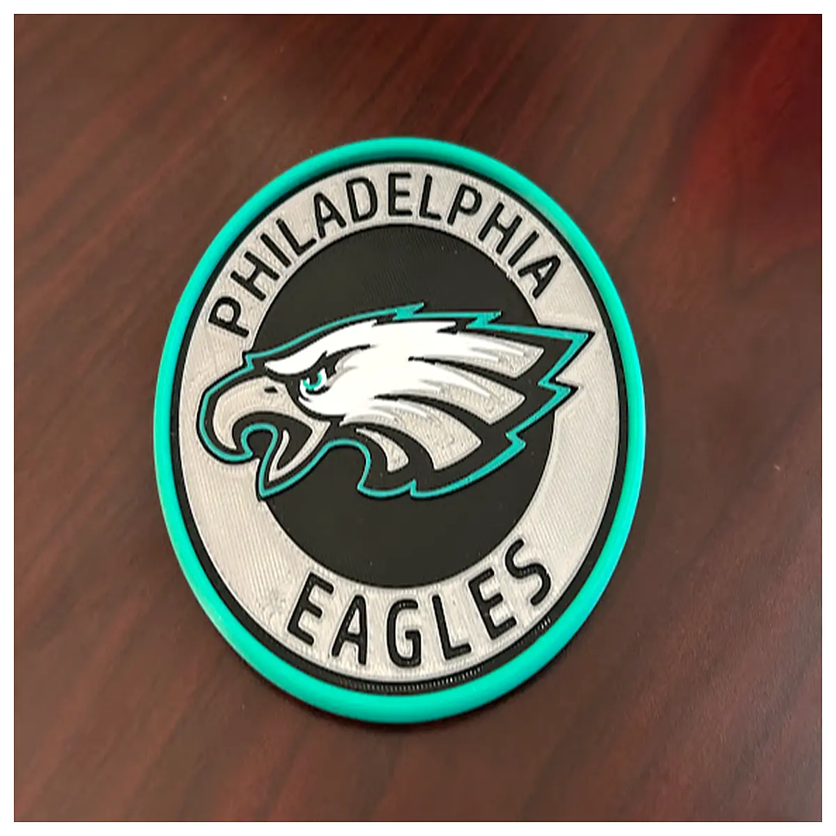 philadelphia coasters set team drink mats for game day party bar decor