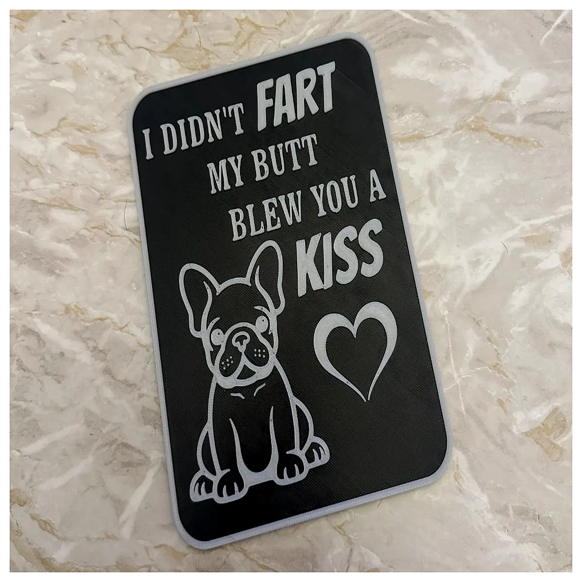 french bulldog funny decal bumper sticker cute dog lover gift vinyl car window