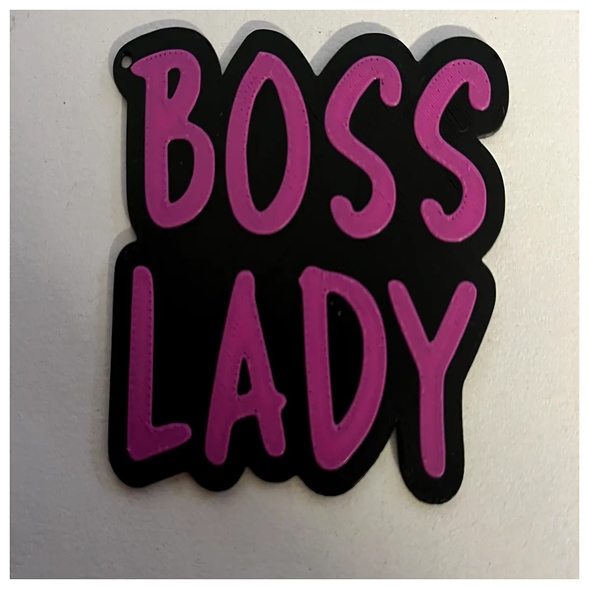 boss lady keychain funny metal women entrepreneur boss bitches best friend gag