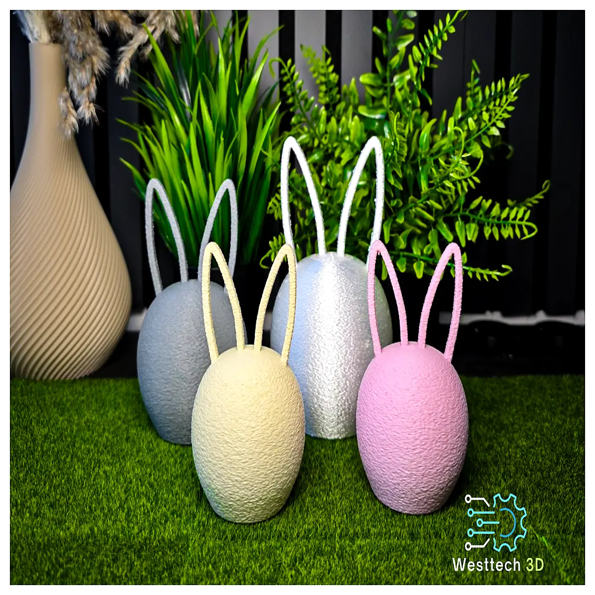 easter bunny ears egg toppers decoration festive table setting spring holiday party supplies