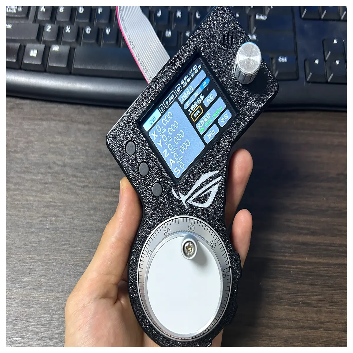 cnc router handwheel manual pulse generator mpg for machining control
